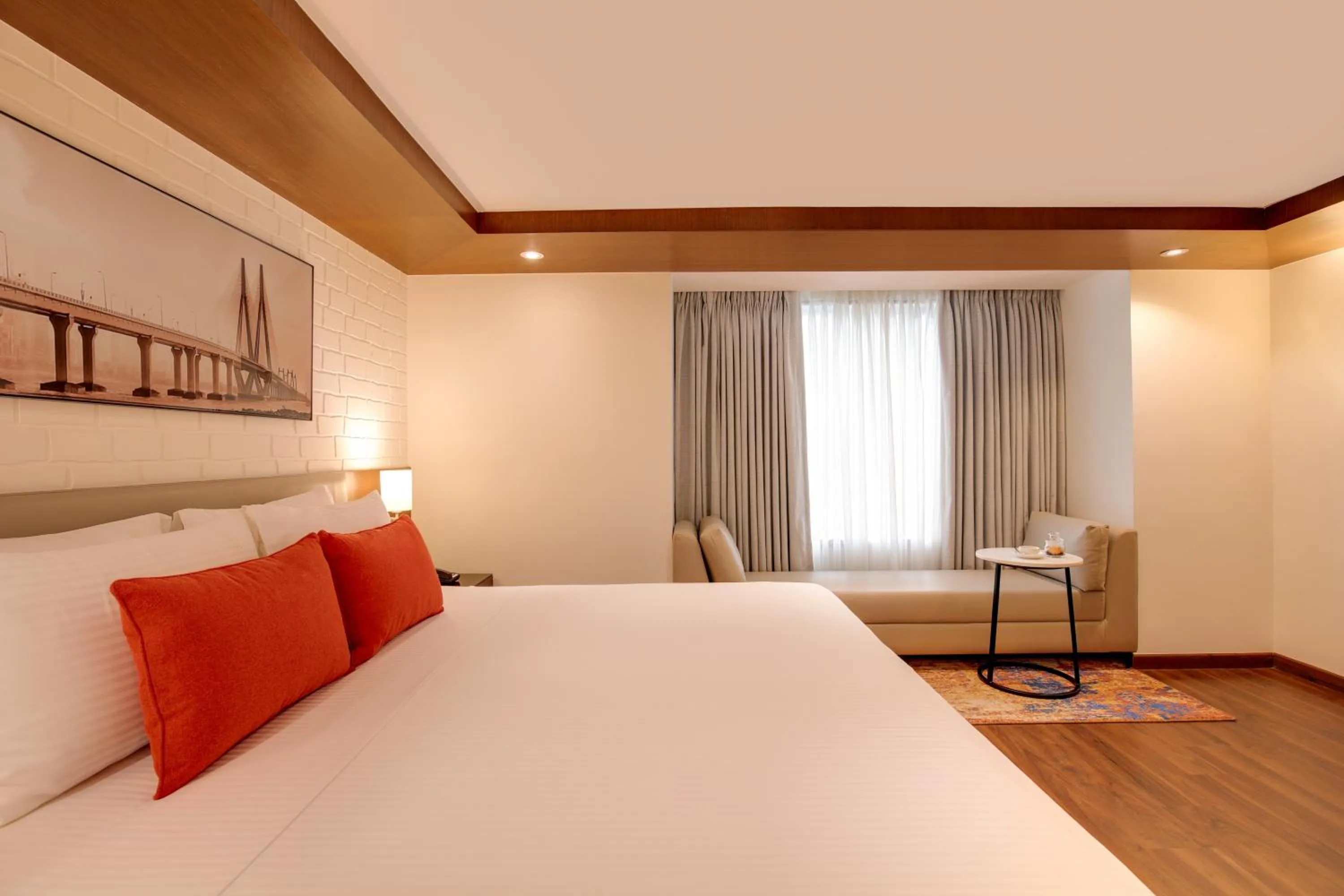 Bedroom, Bed in Lemon Tree Premier, Navi Mumbai