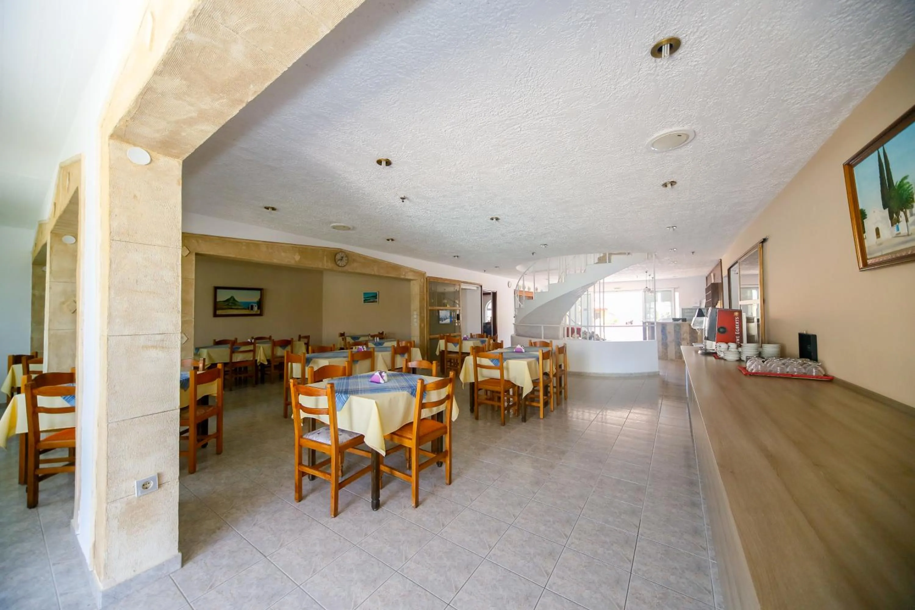 Dining area in Tsambika Sun Hotel
