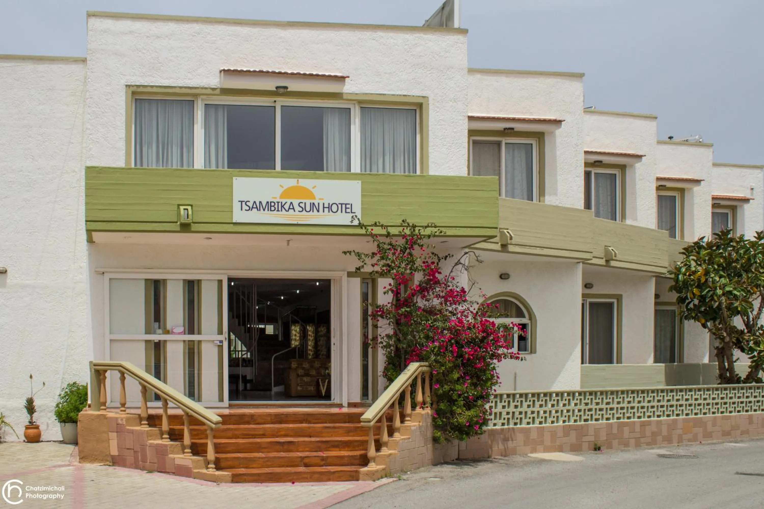 Facade/entrance in Tsambika Sun Hotel