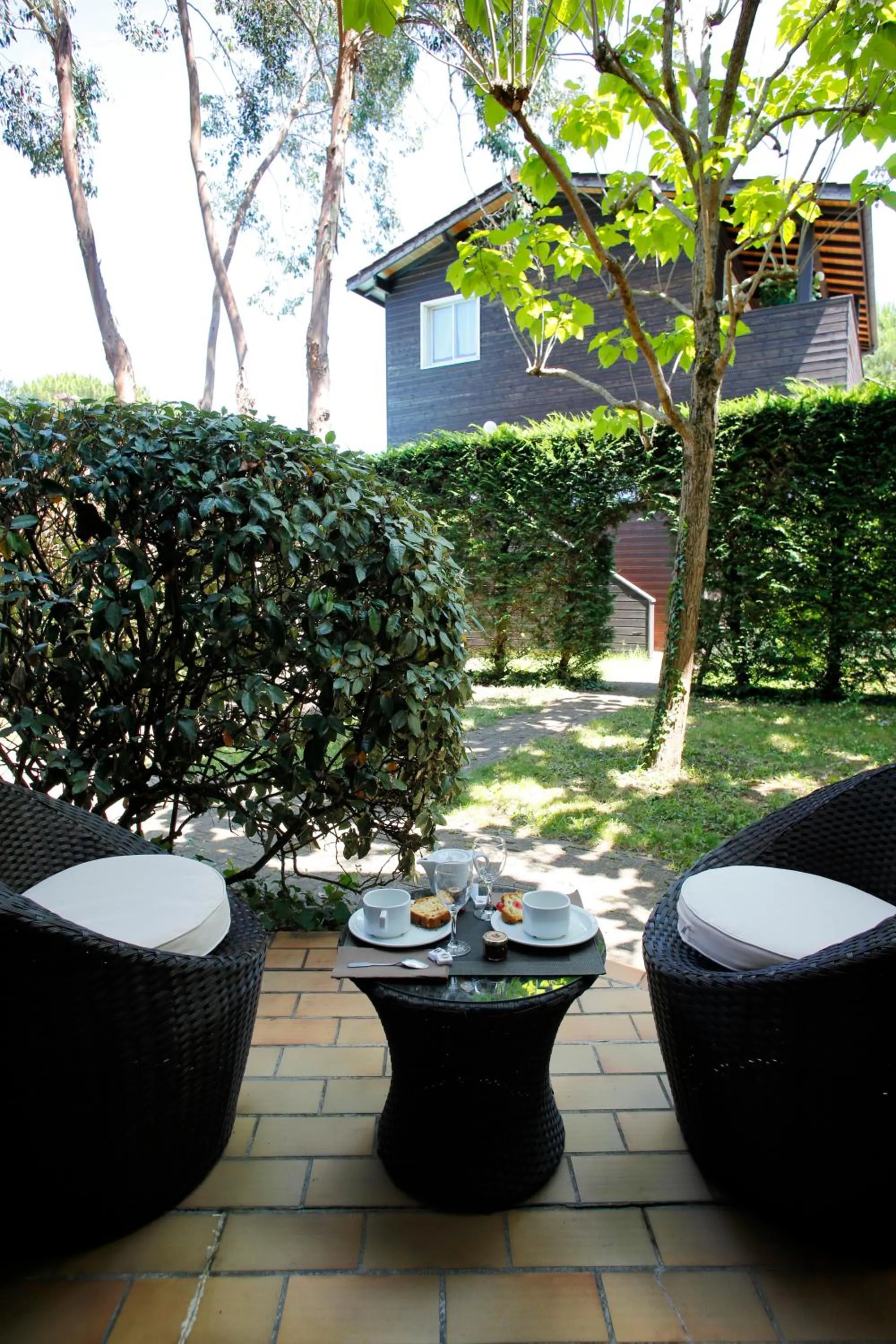 Garden in Hotel Résidence Le Sporting