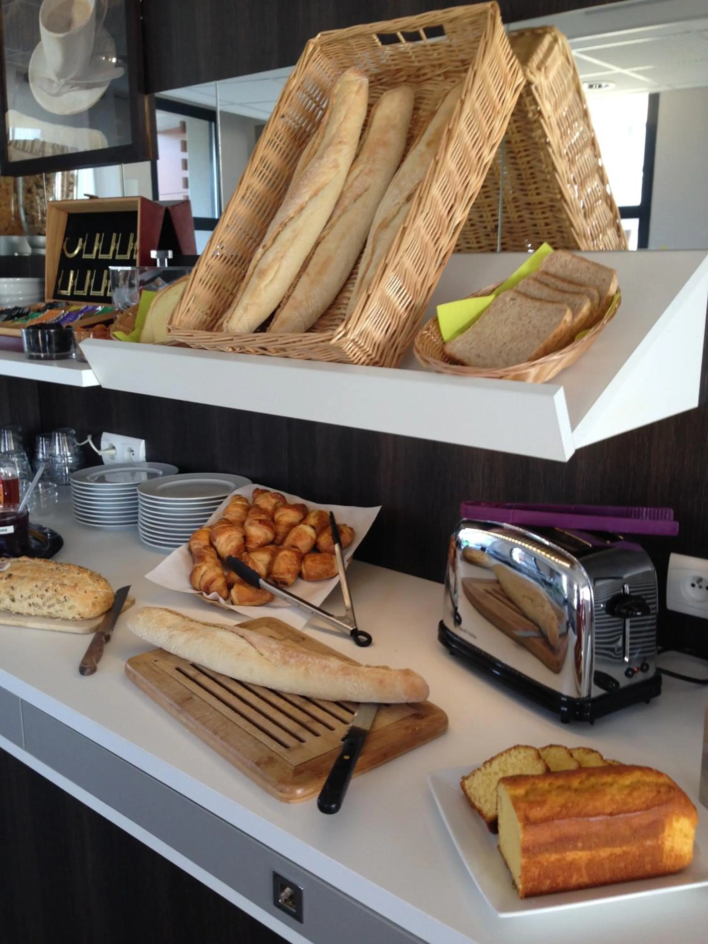 Buffet breakfast in The Originals City, Hotel Novella Premium, Nantes Est
