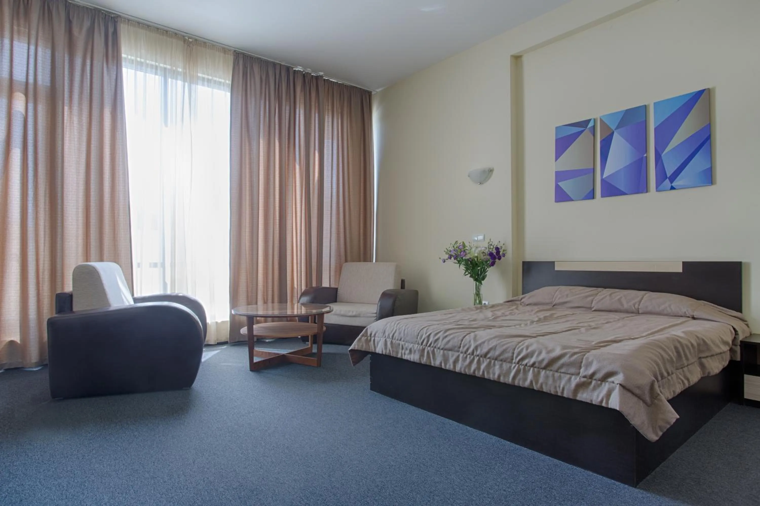 Photo of the whole room, Bed in Hemus Hotel Sofia