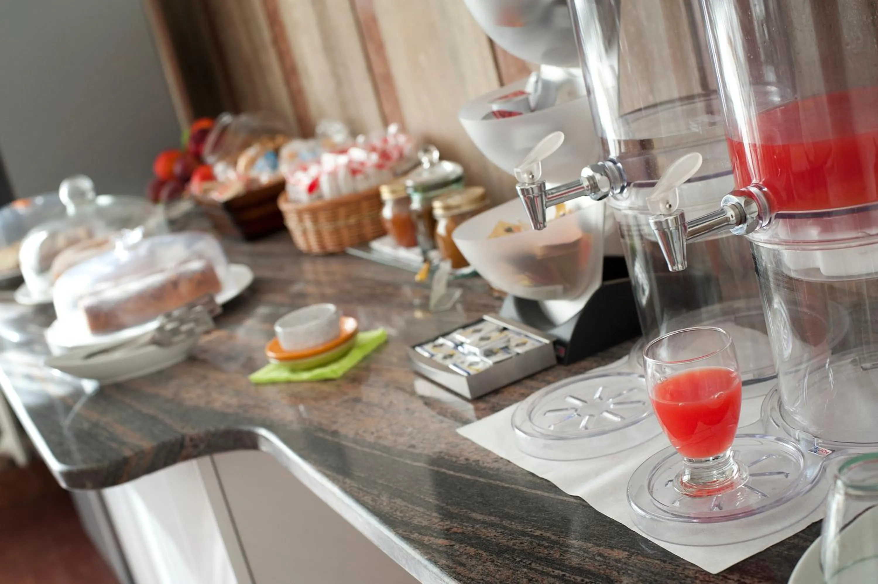 Buffet breakfast in Hotel Caselle