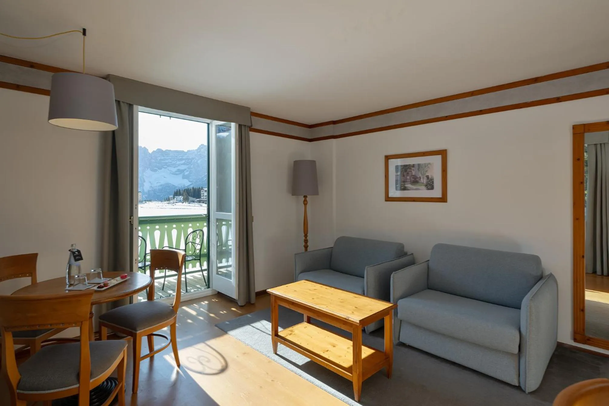 Bedroom in Grand Hotel Misurina