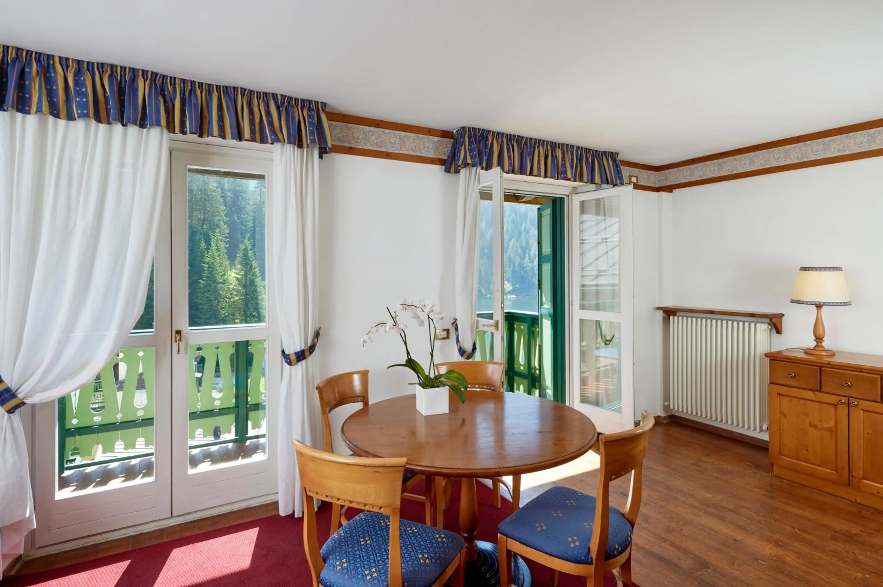 Bedroom in Grand Hotel Misurina