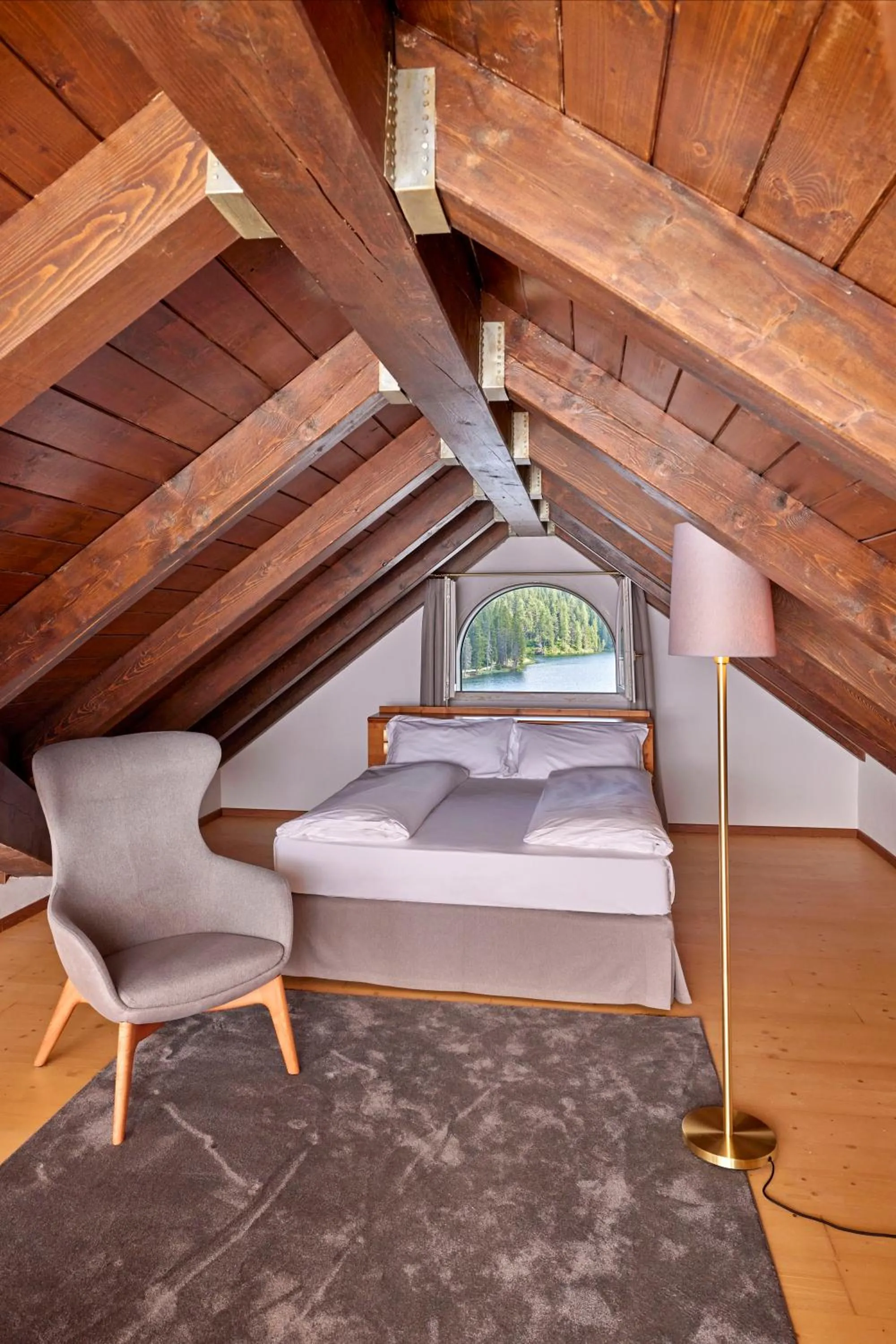 Bedroom, Bed in Grand Hotel Misurina