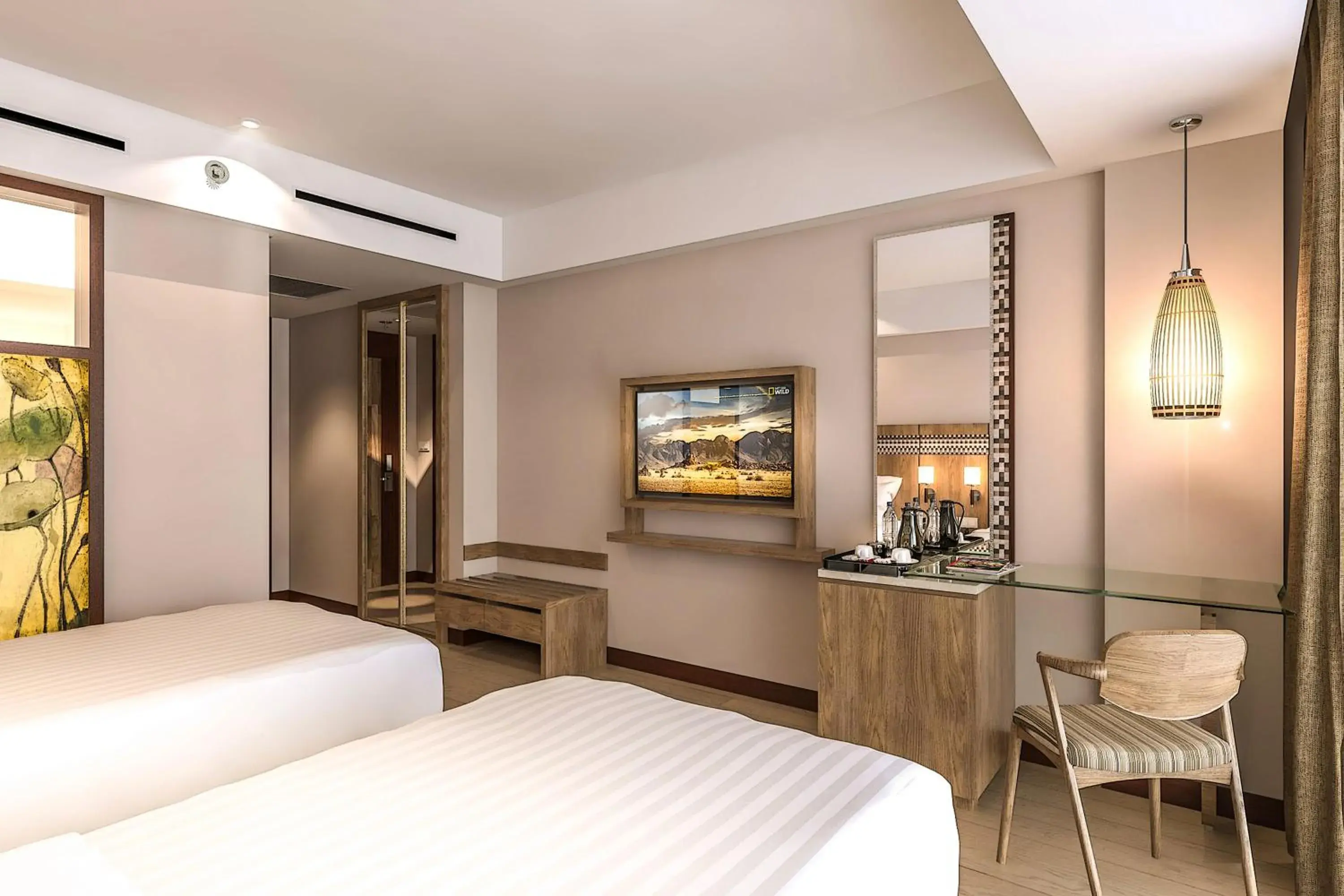 Deluxe Twin Room with Free Shuttle Service to Double-Six Beach in Fairfield by Marriott Bali Legian Deluxe Twin Room with Free Shuttle Service to Double-Six Beach in Fairfield by Marriott Bali Legian