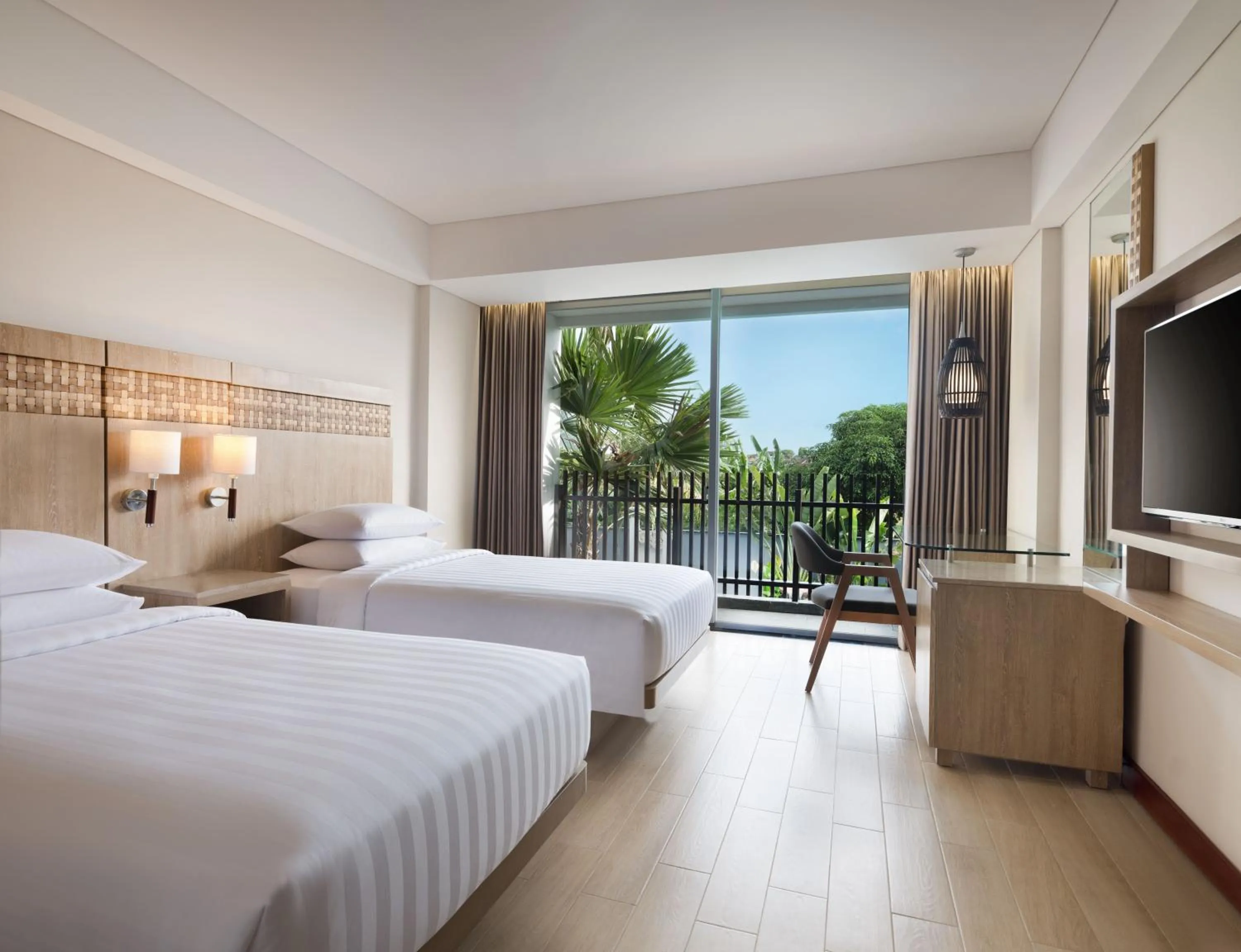 View (from property/room), Bed in Fairfield by Marriott Bali Legian