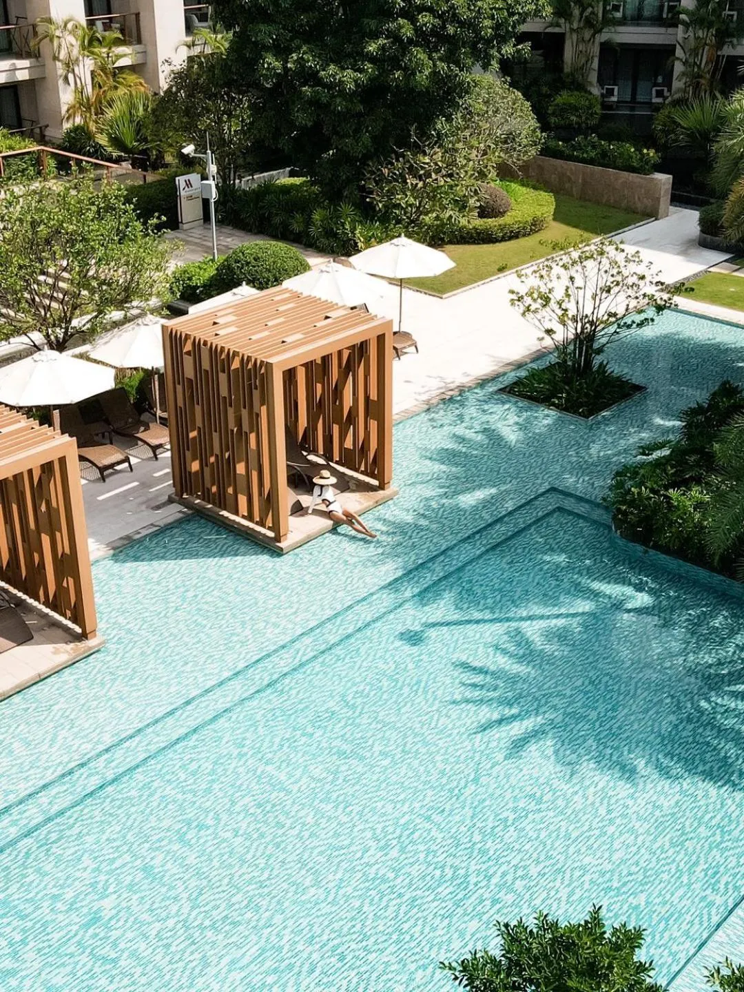 Garden view in Shenzhen Marriott Hotel Golden Bay