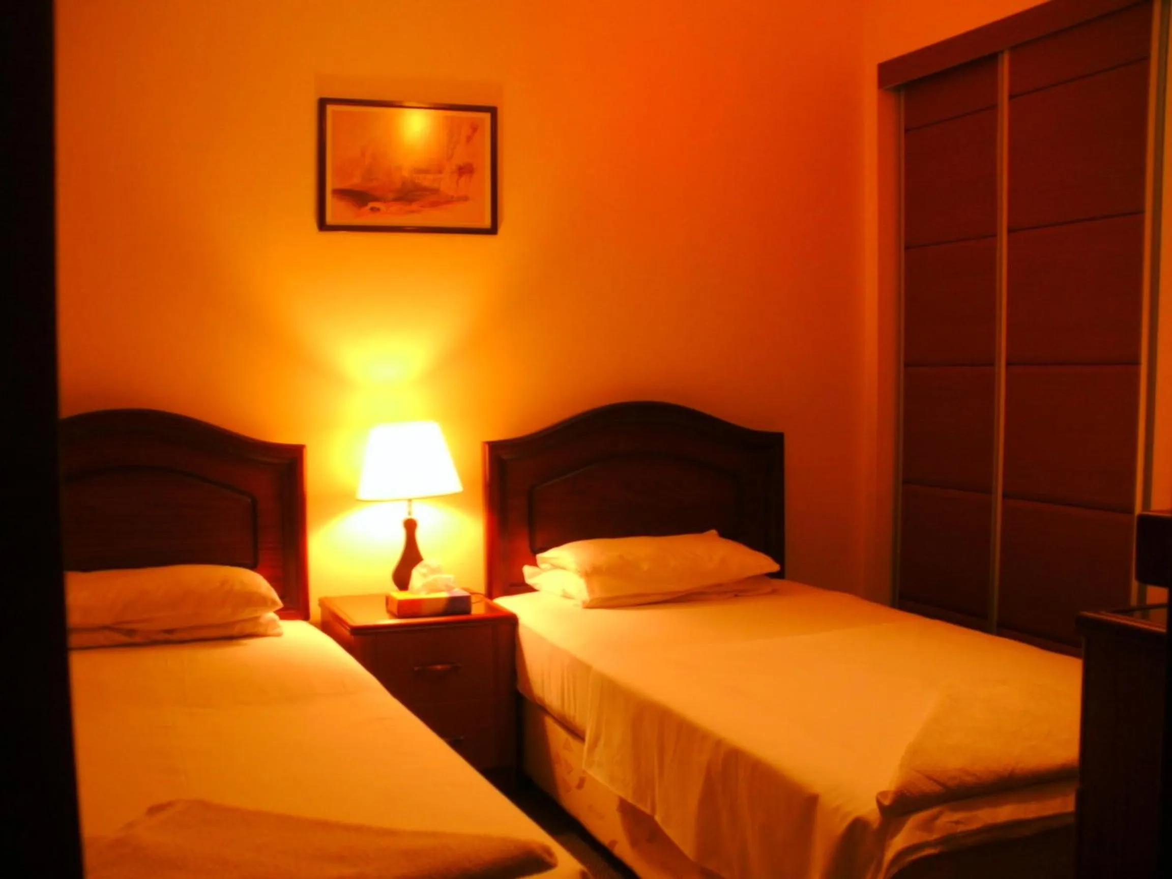 Bed in Al Rashid Hotel