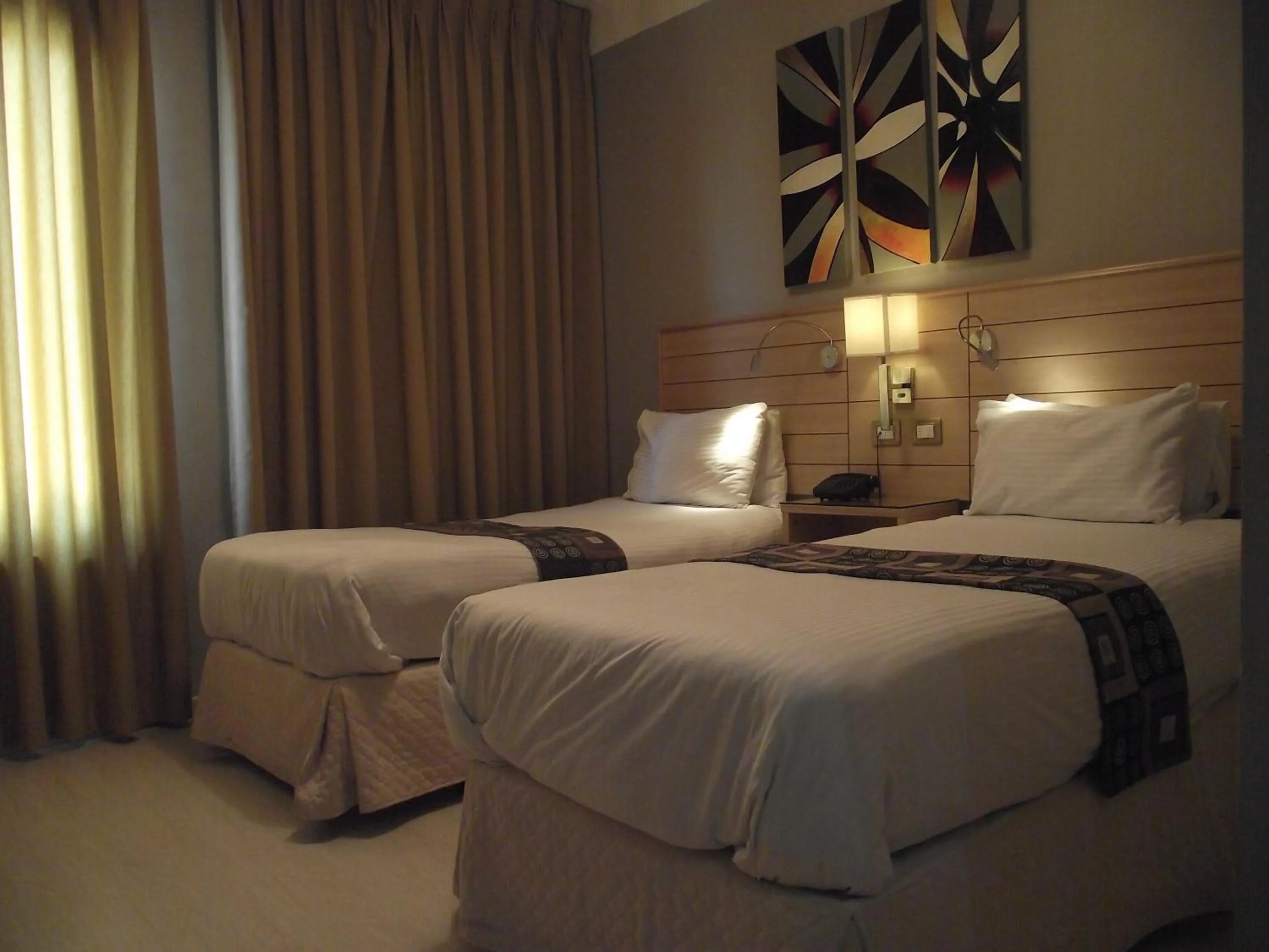 Bed in Crystal Suites
