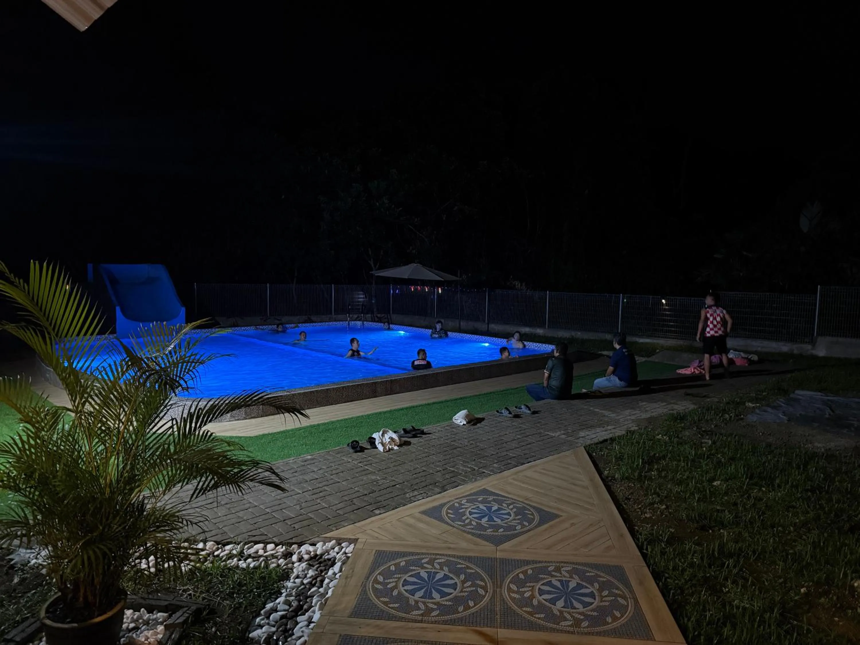 Pool view in RTMS Guesthouse Semporna