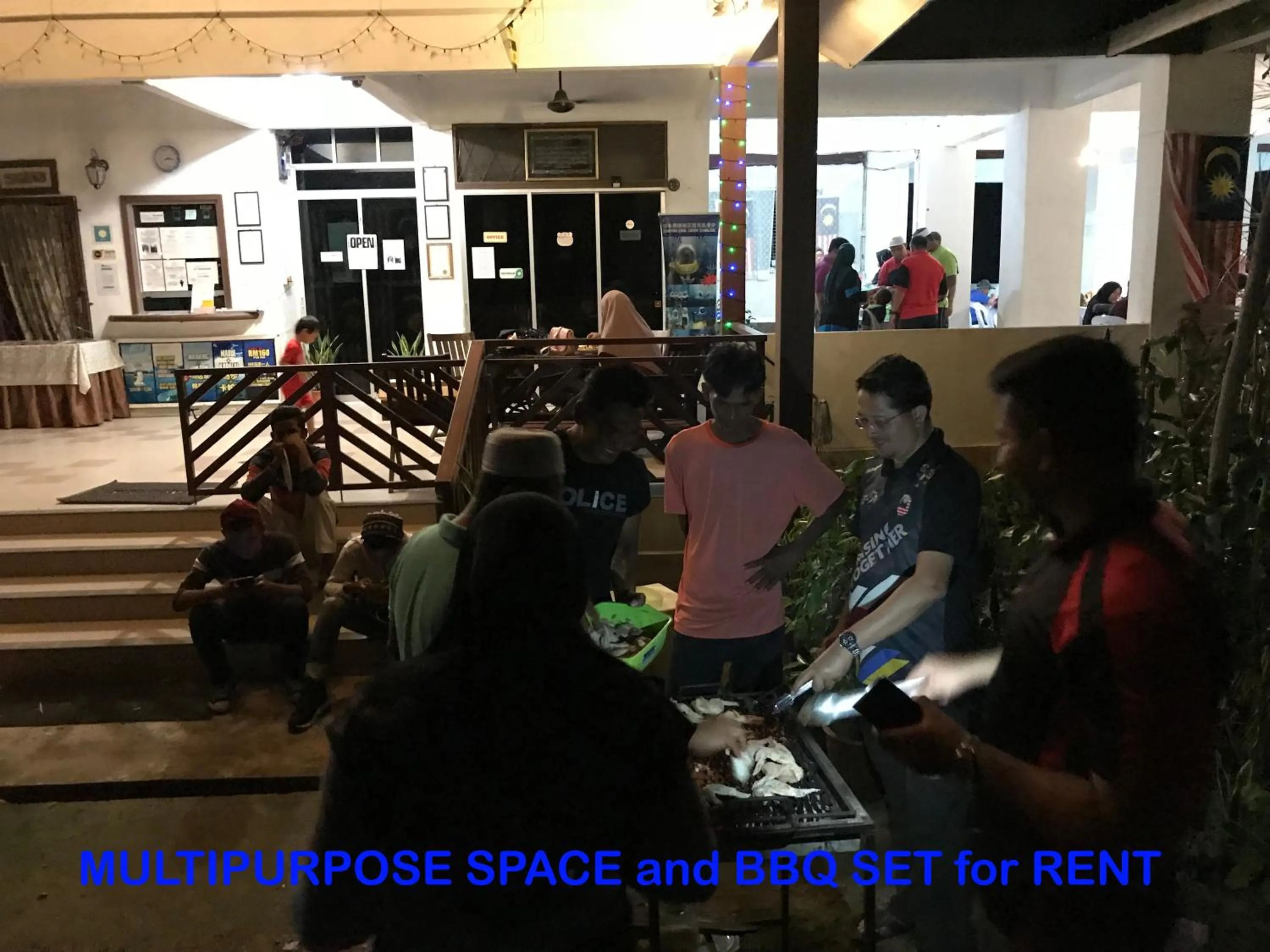 BBQ facilities in RTMS Guesthouse Semporna