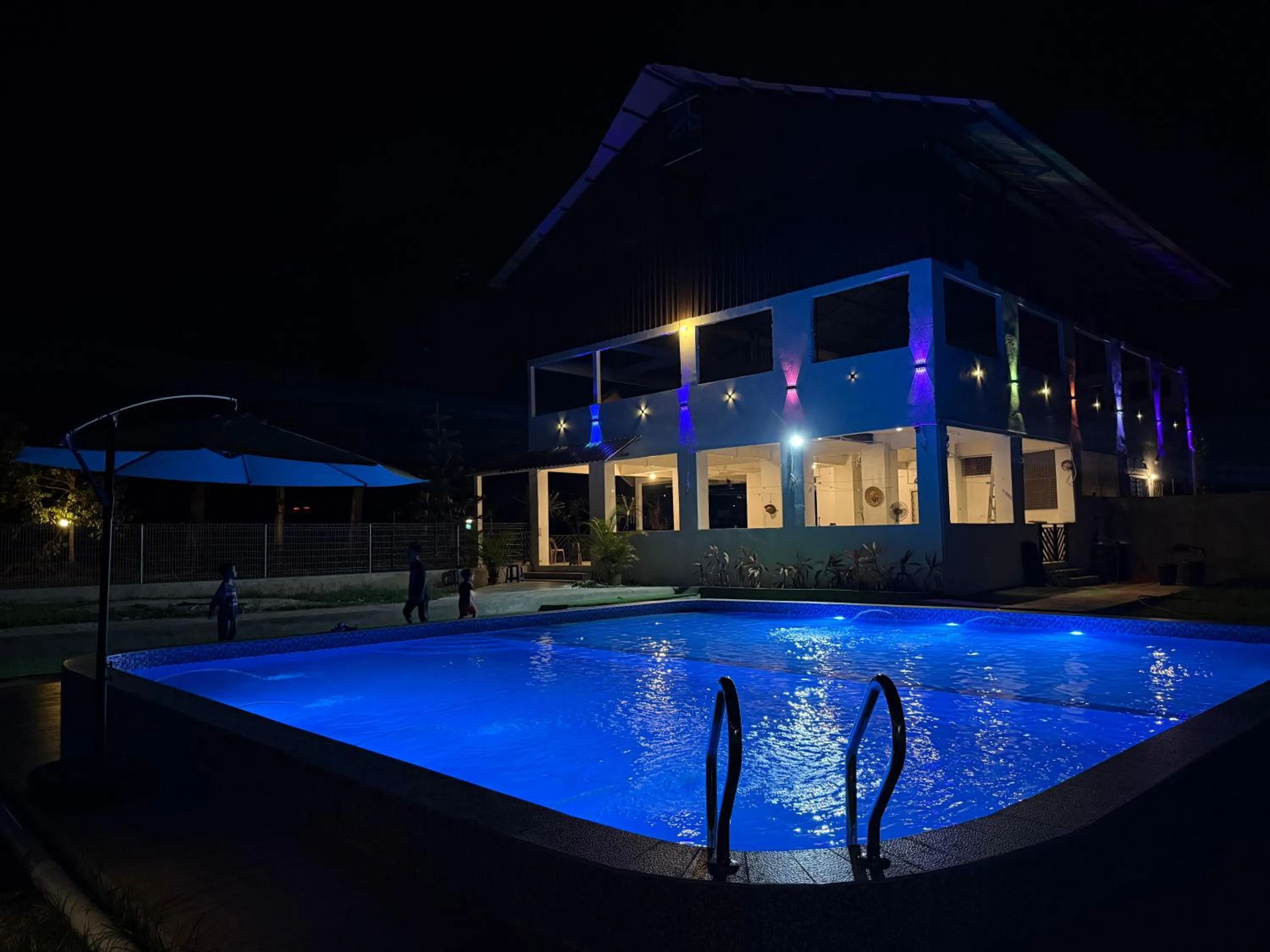 Pool view in RTMS Guesthouse Semporna