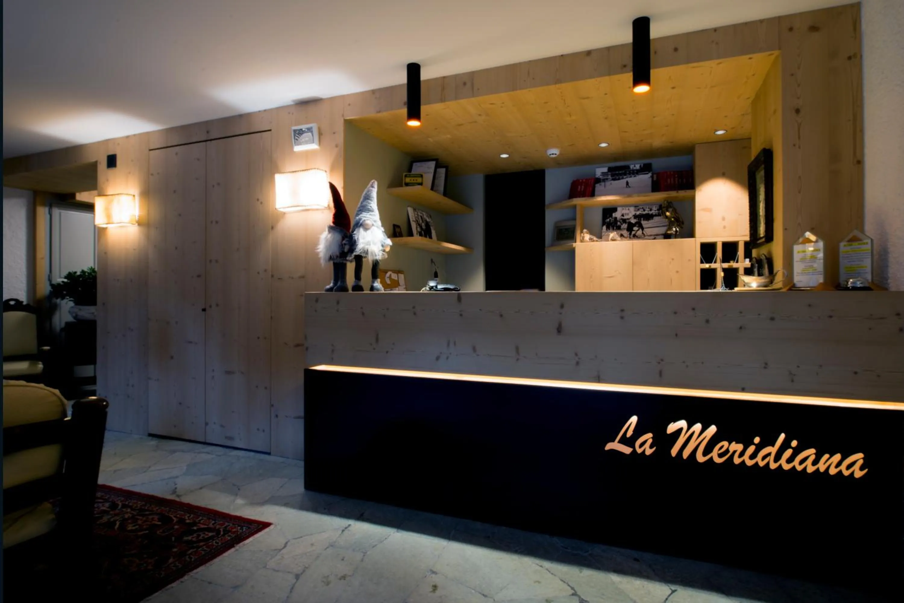 Lobby or reception in Hotel La Meridiana