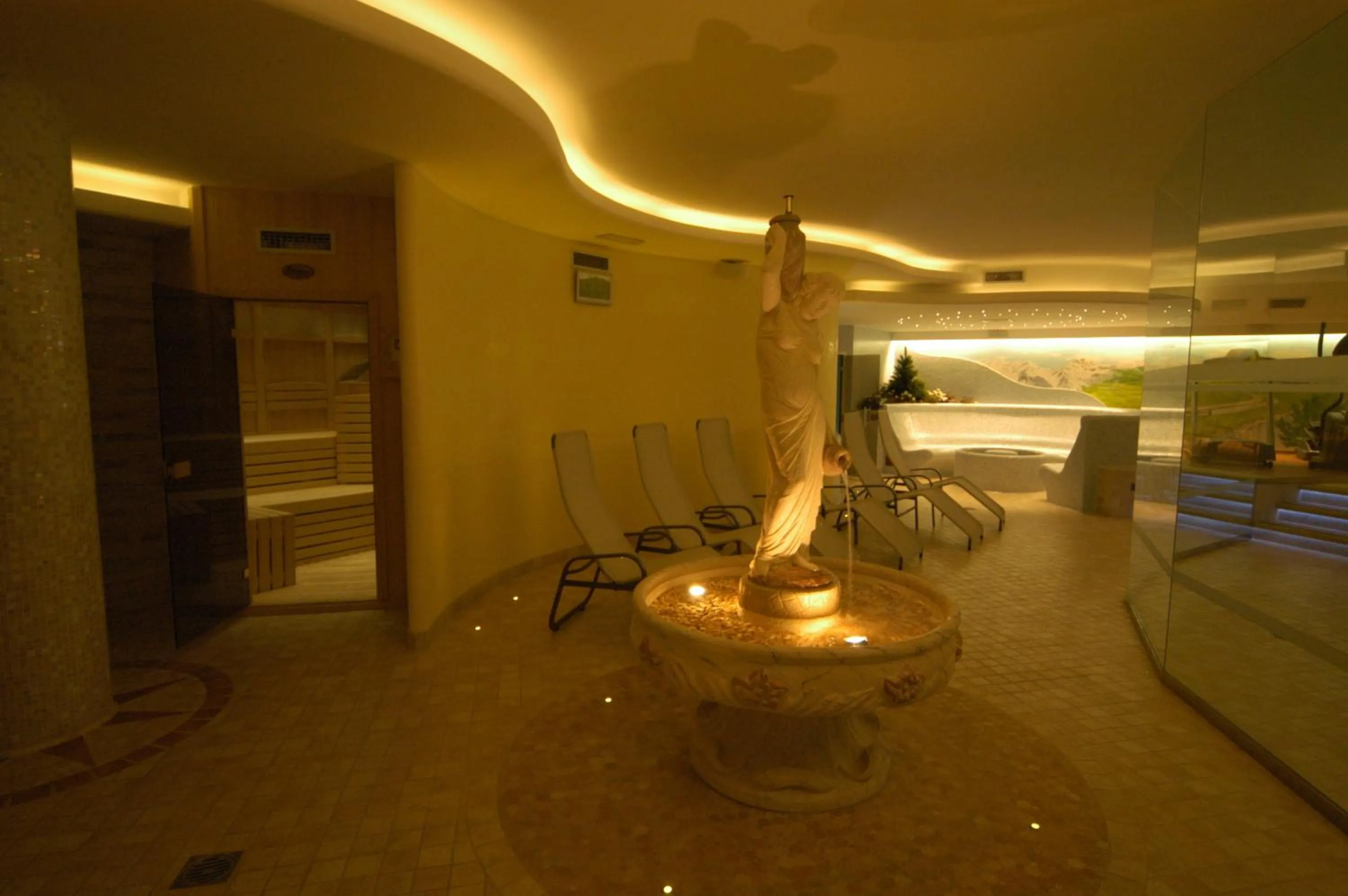 Sauna in Hotel Baita Montana