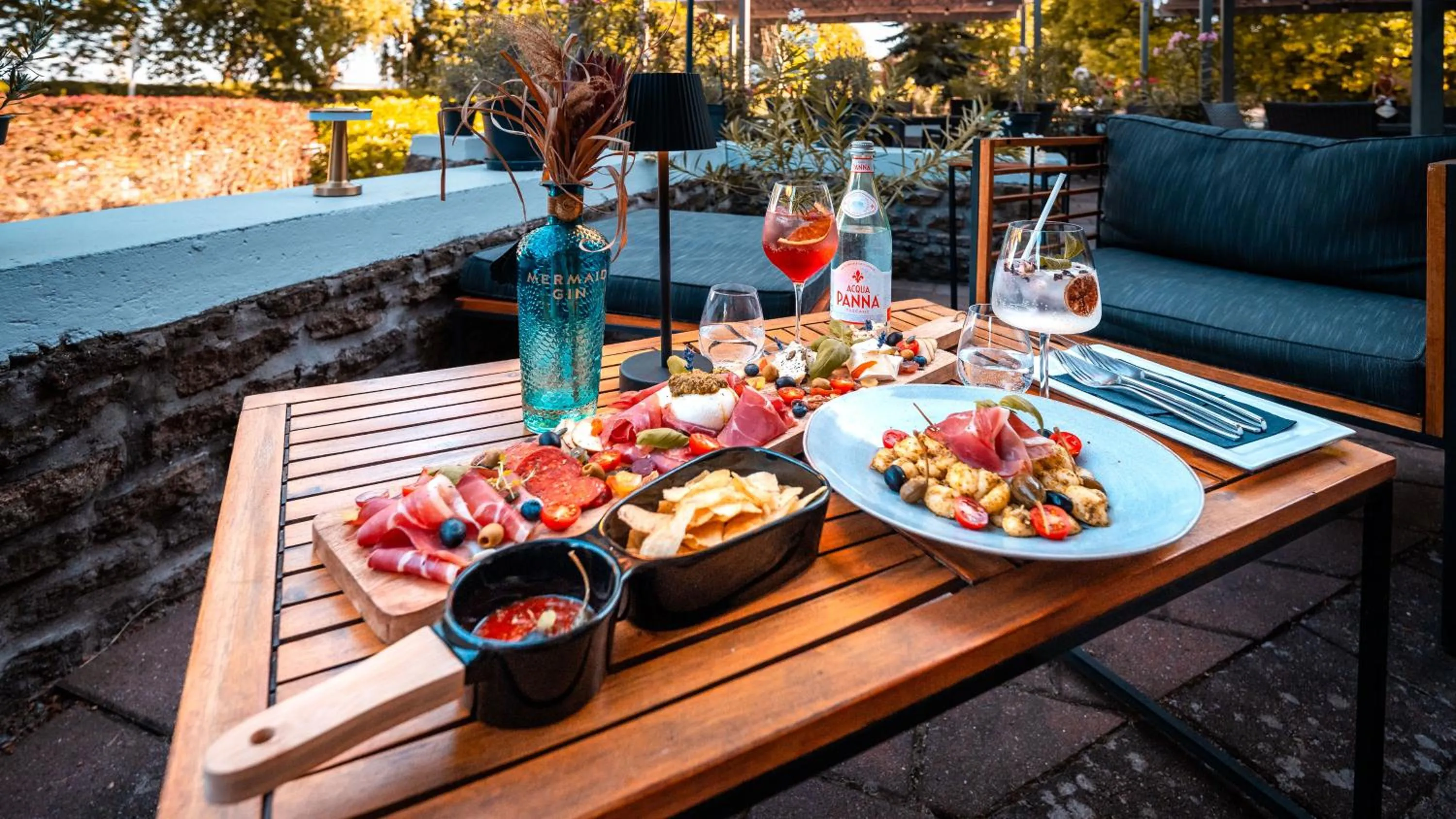 Patio in Hotel Tihany Átrium
