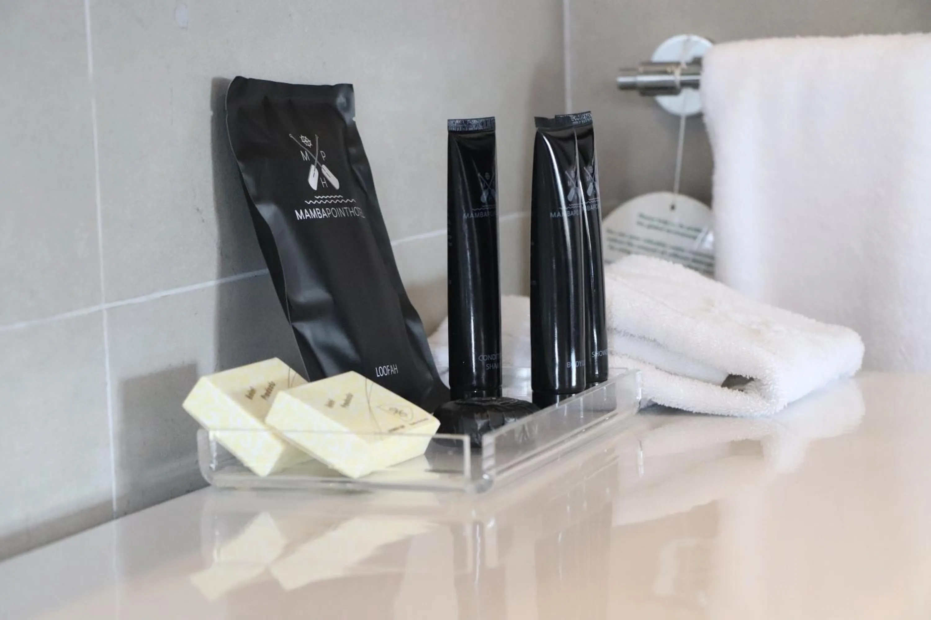 Bathroom in Mamba Point Hotel