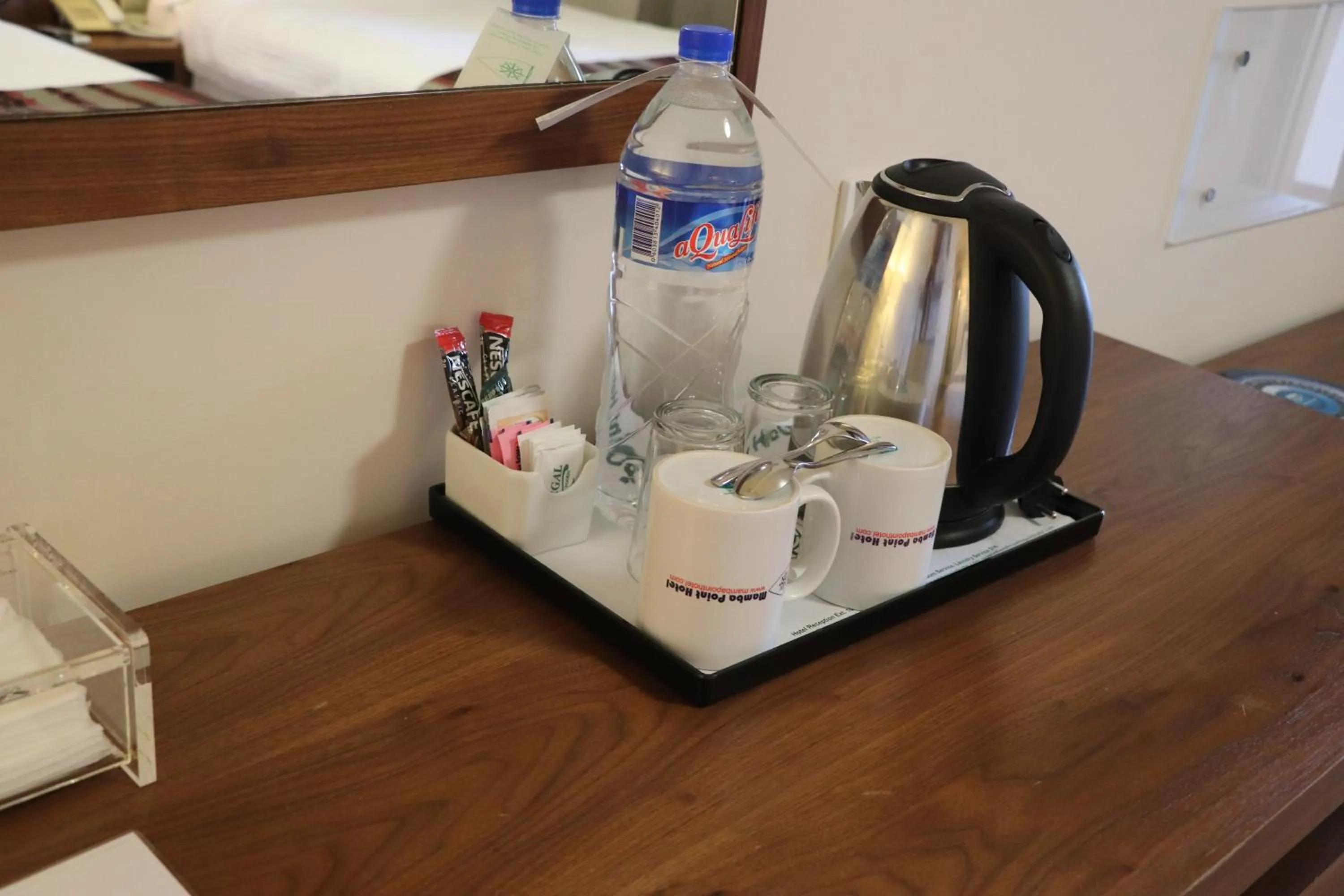 Coffee/tea facilities in Mamba Point Hotel