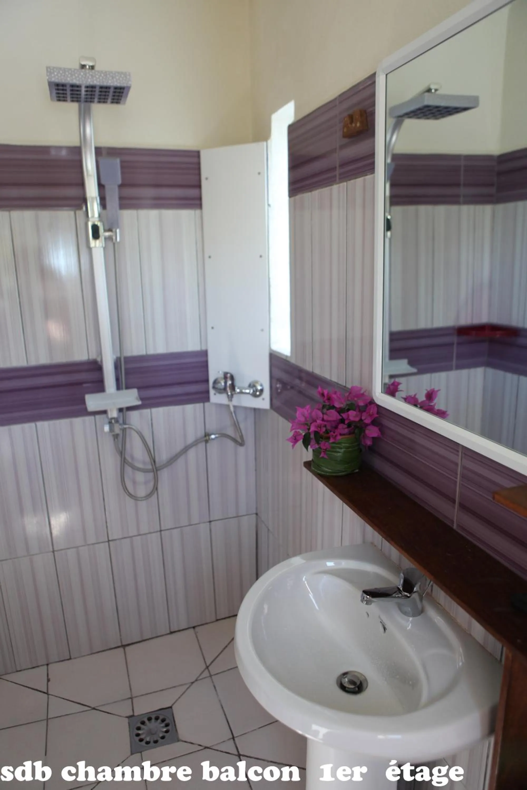 Shower in Chez Yolande