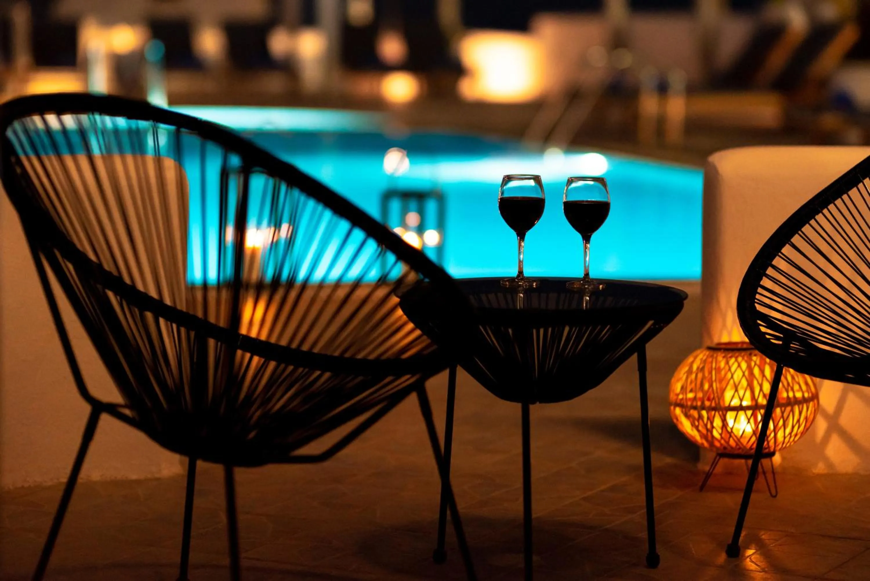 Pool view in Kalisperis Hotel