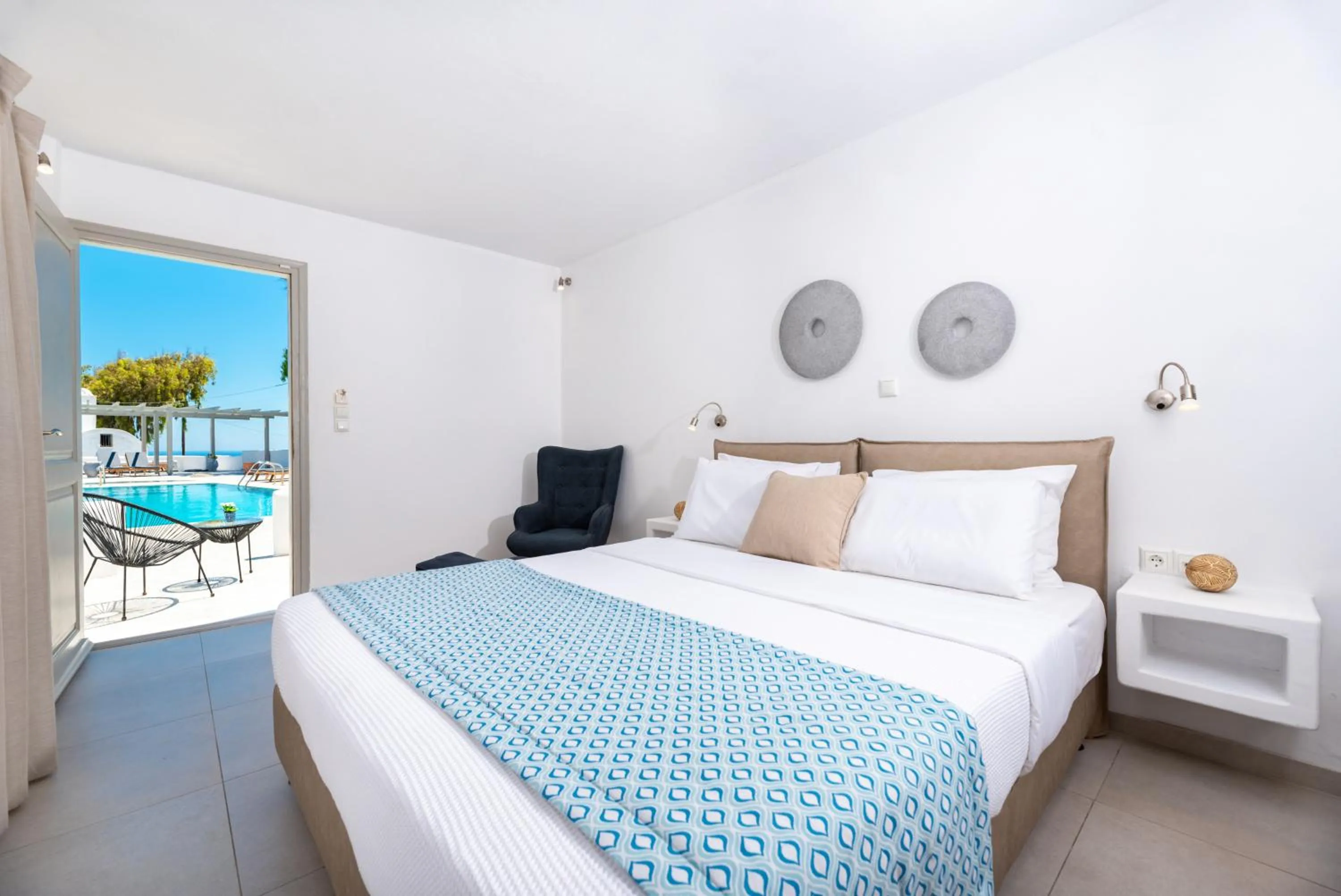 Bedroom, Bed in Kalisperis Hotel