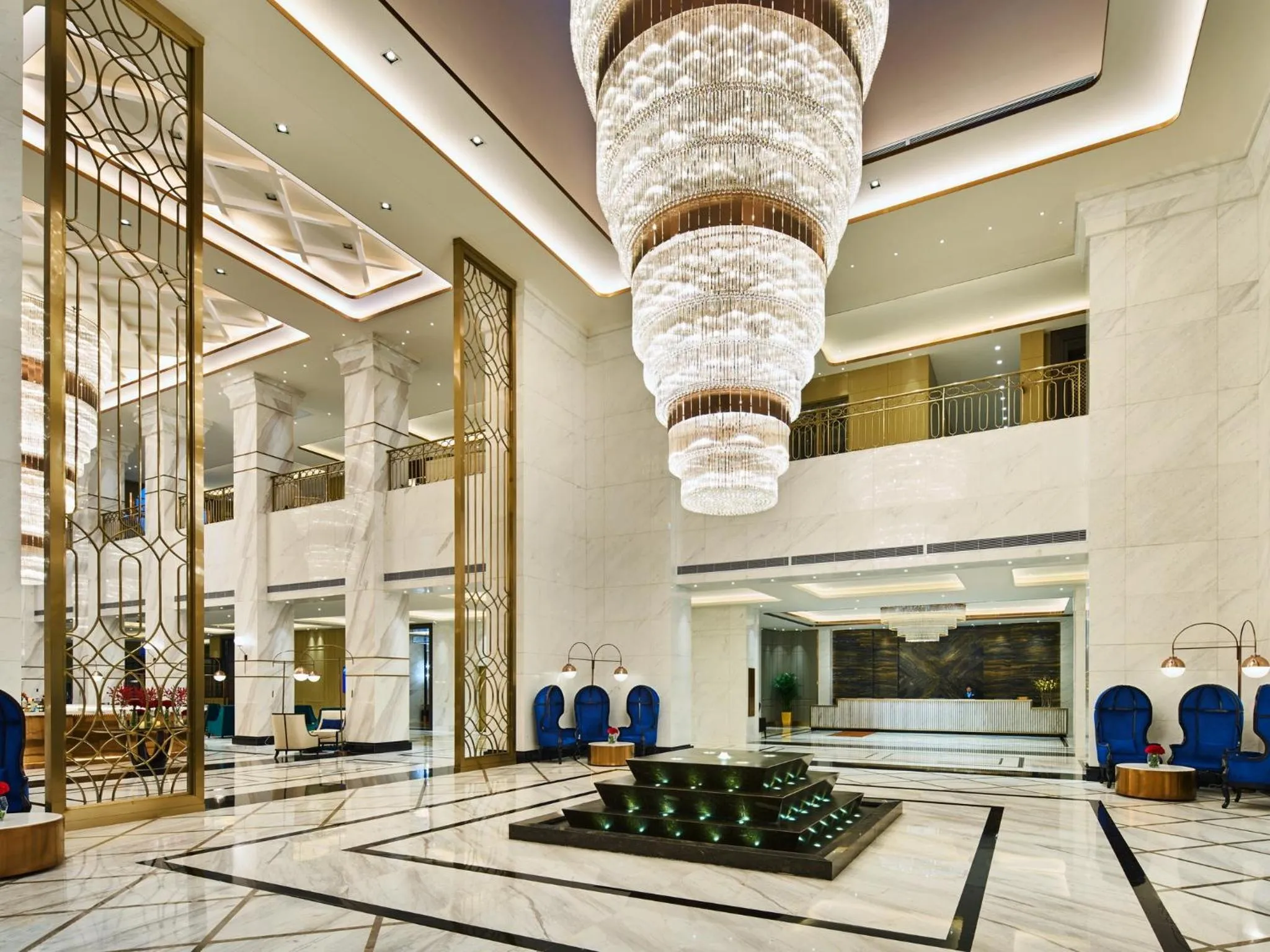 Lobby or reception in PRIMUS Hotel Wuhan Hannan