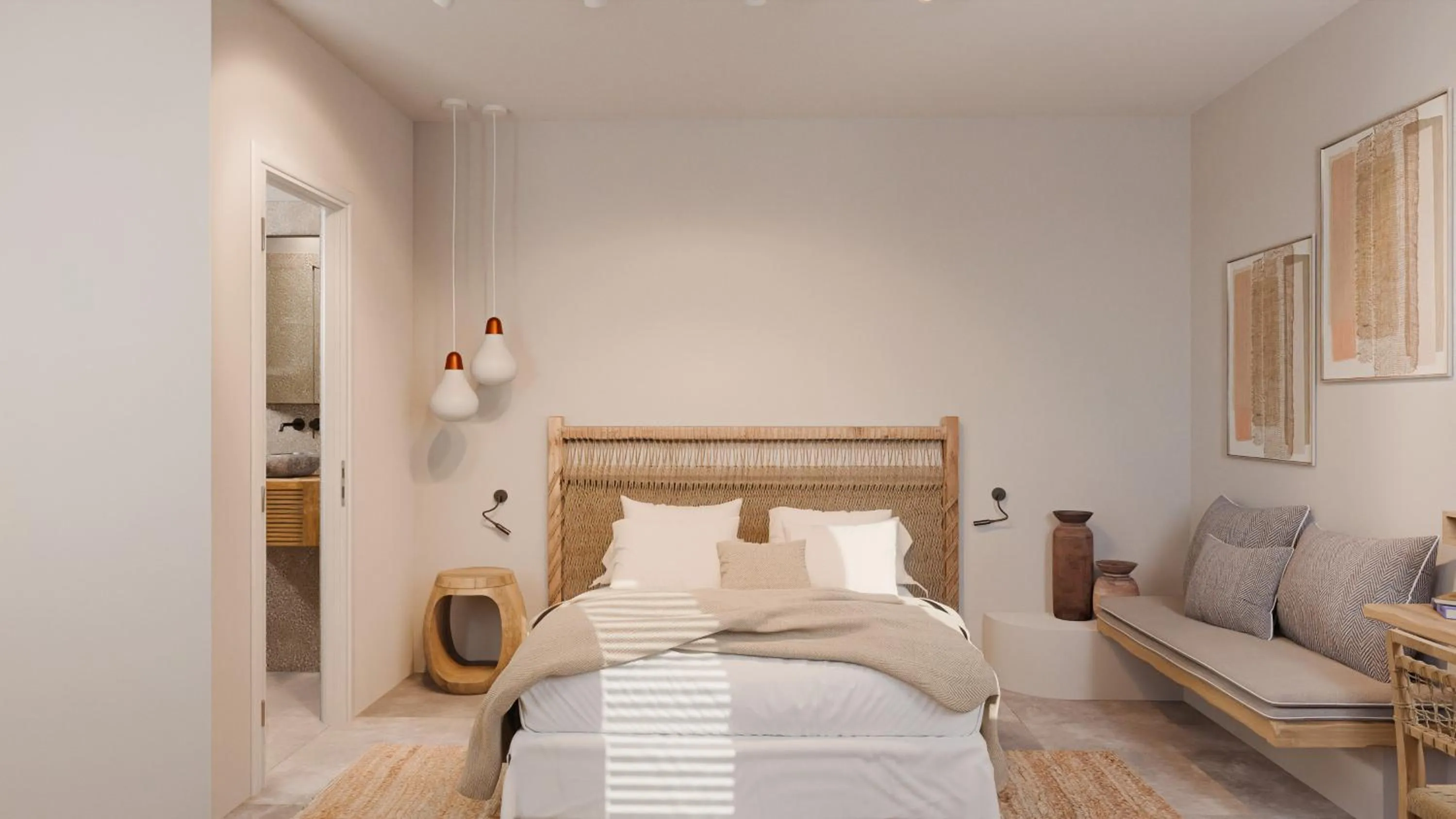 Photo of the whole room, Bed in F Fine Suites - Adults Only