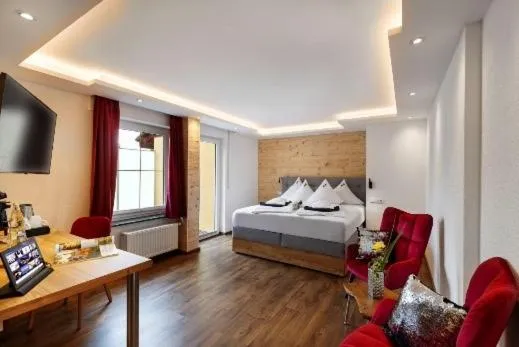 Photo of the whole room, Bed in Bodensee Hotel Storchen