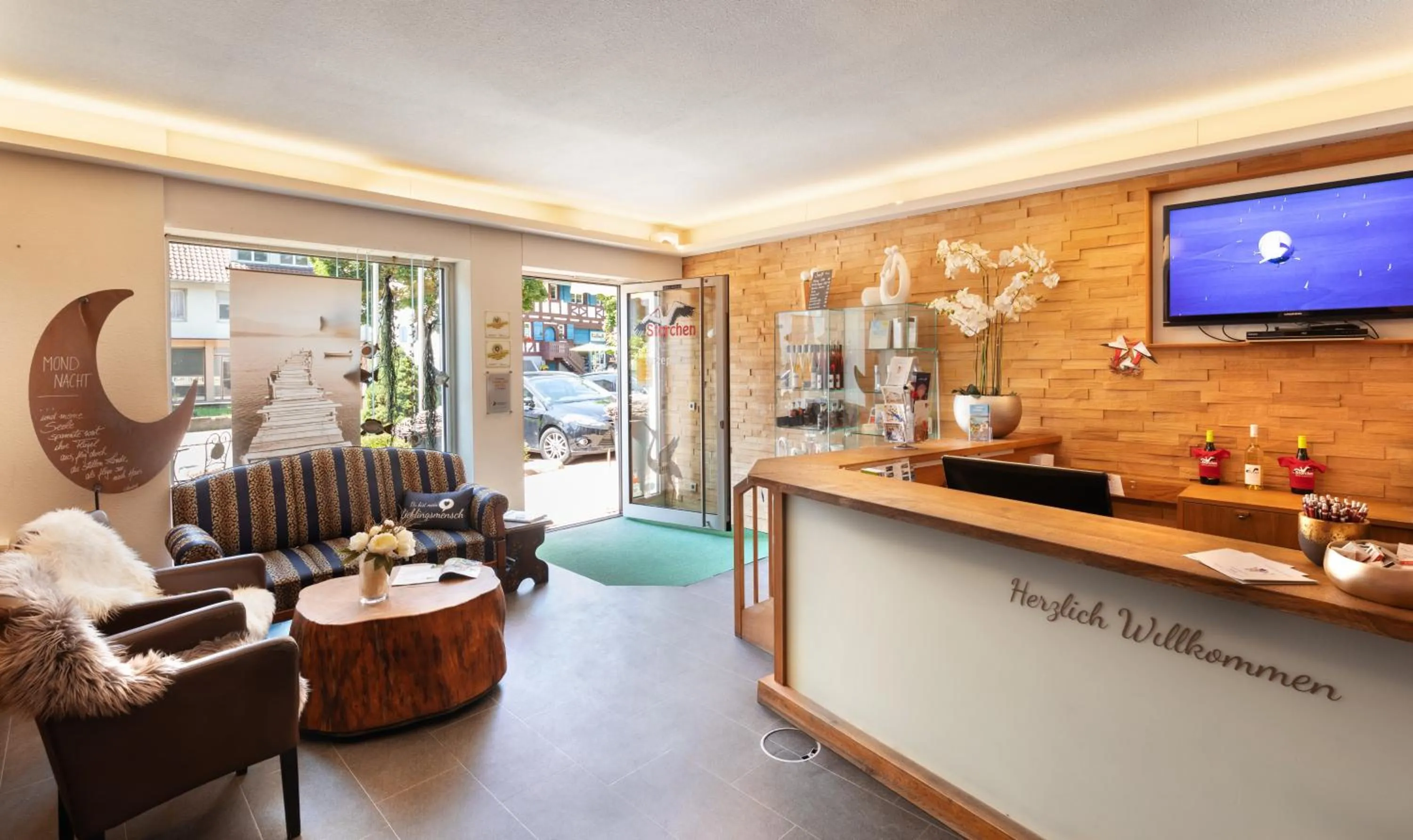 Lobby or reception in Bodensee Hotel Storchen