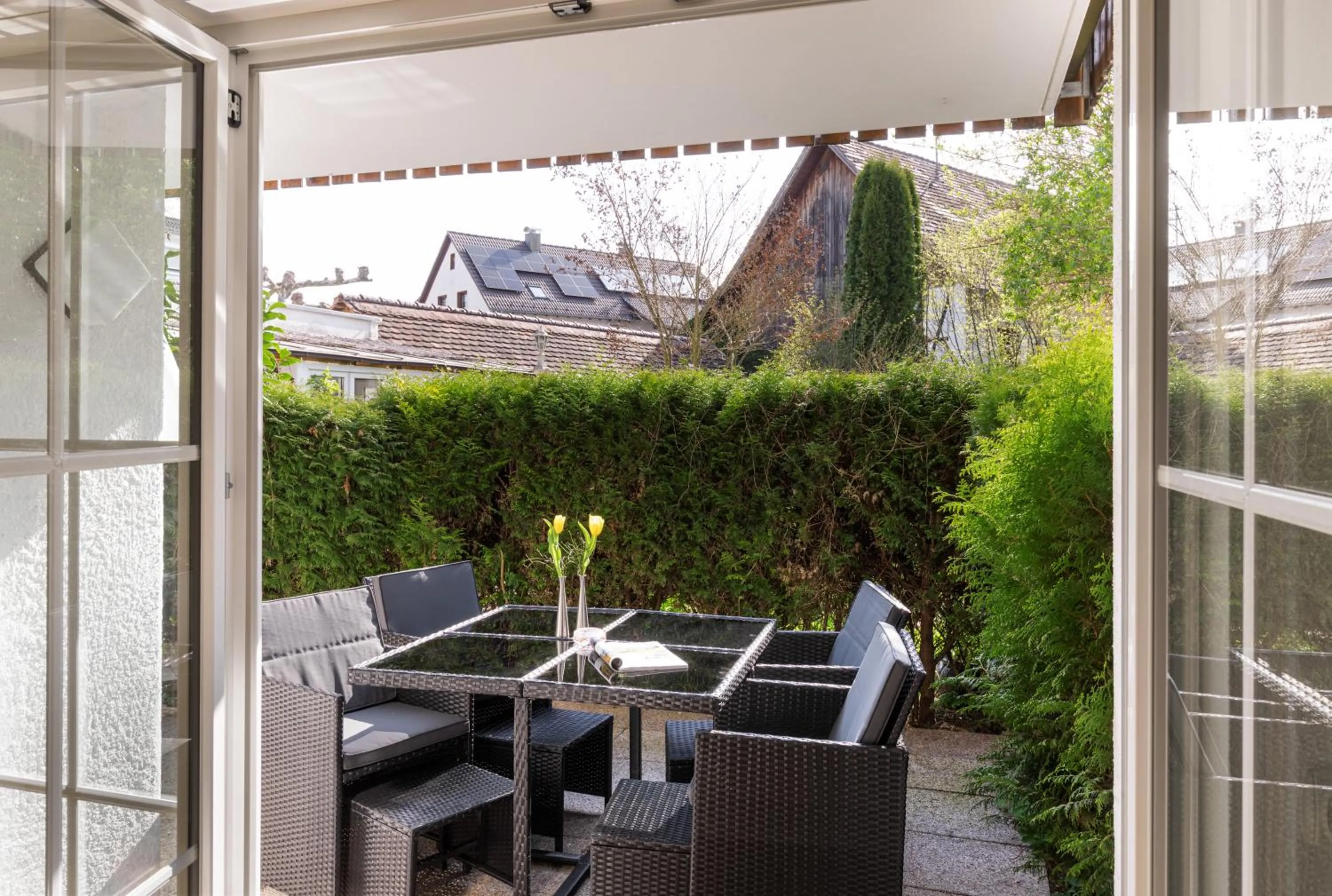 Garden view in Bodensee Hotel Storchen