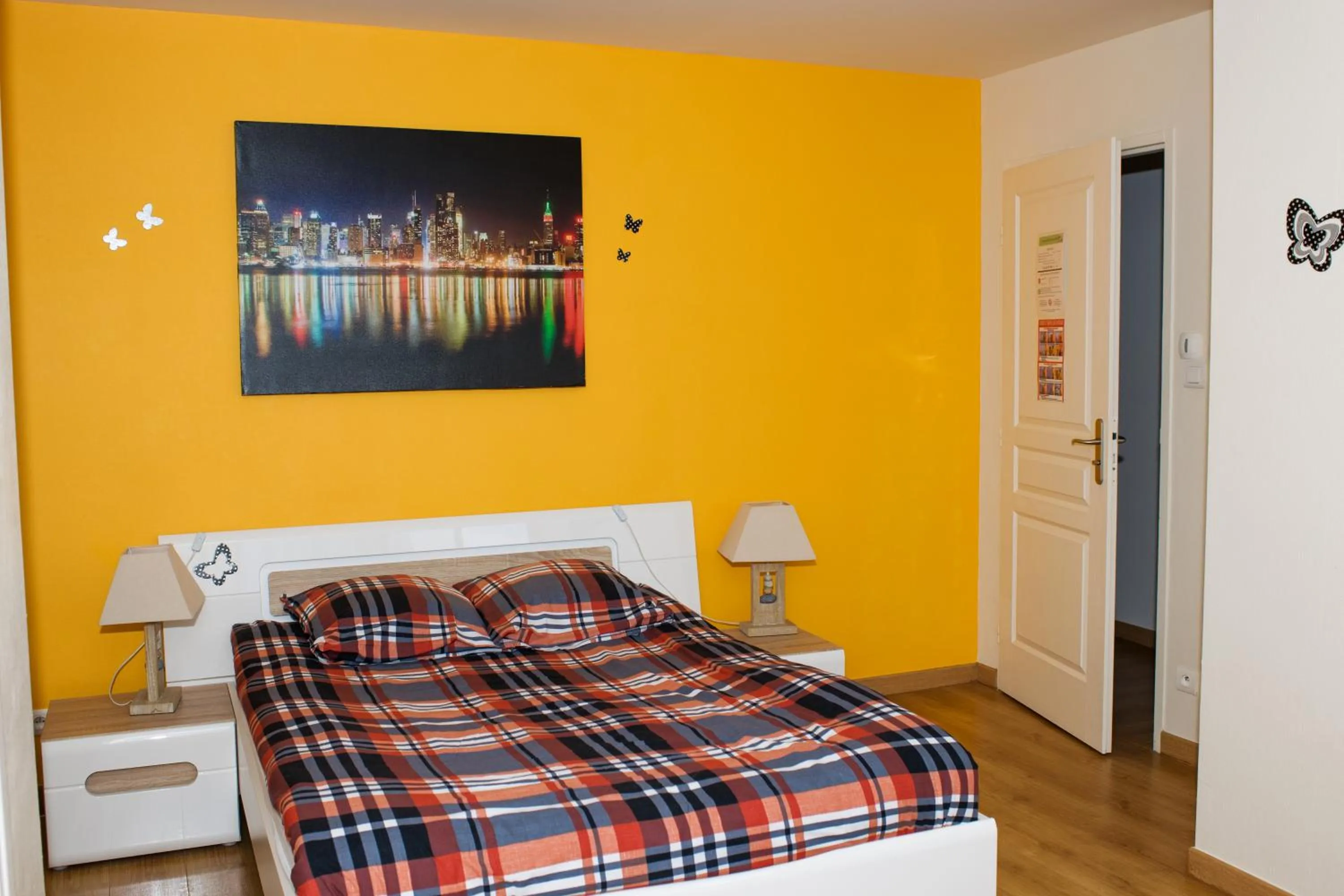 Bed in Chambre d'hôtes Au Coeur De NancyB&B proche gare de Nancy