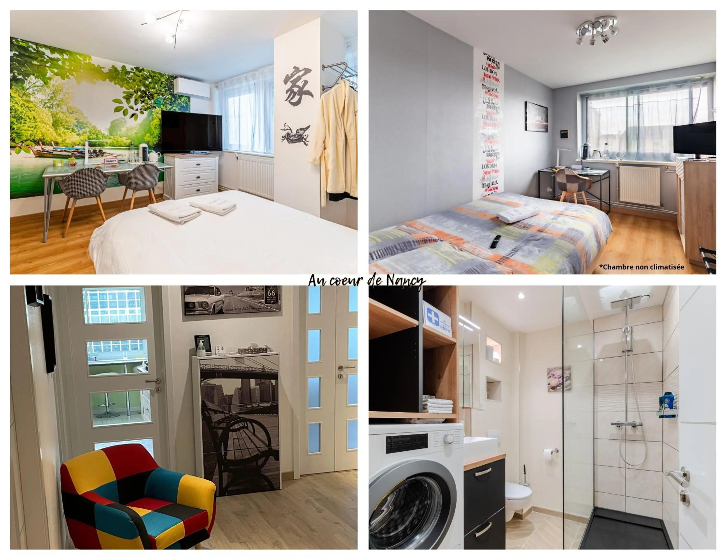 Photo of the whole room, Bed in Chambre d'hôtes Au Coeur De NancyB&B proche gare de Nancy