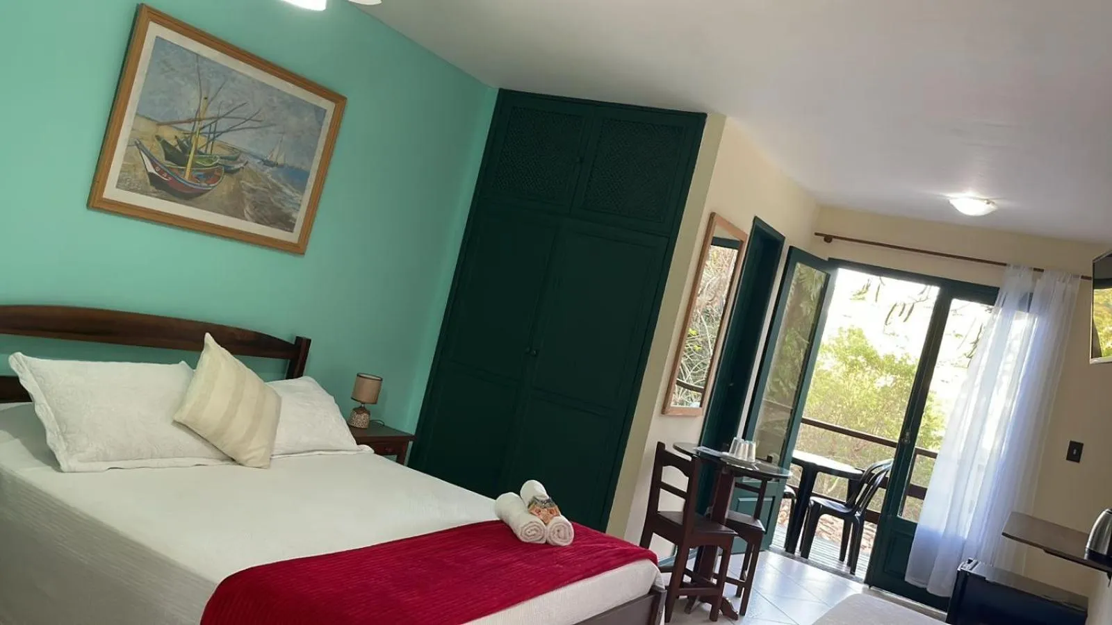 Bed in Pousada Saint Germain