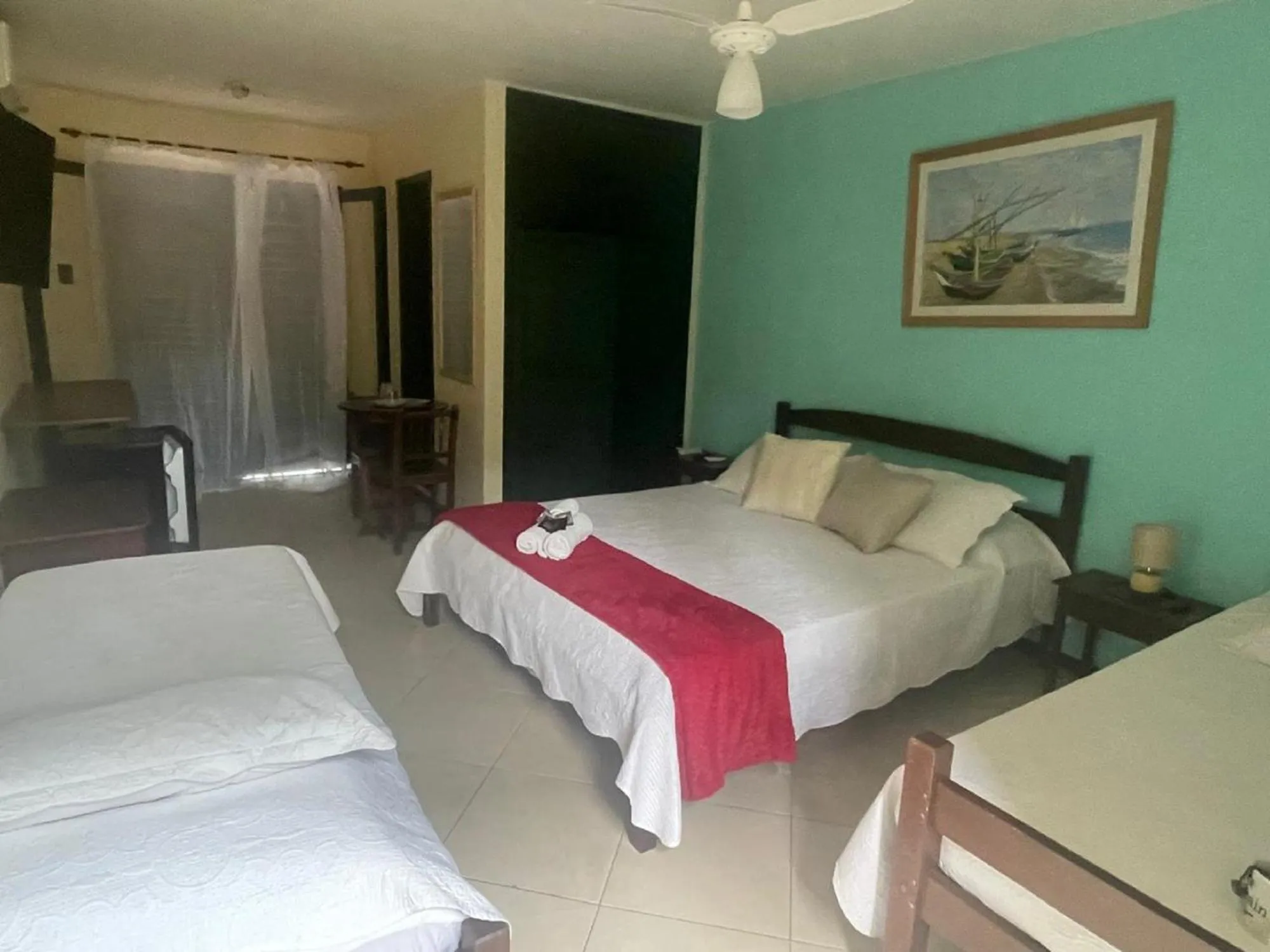 Bed in Pousada Saint Germain