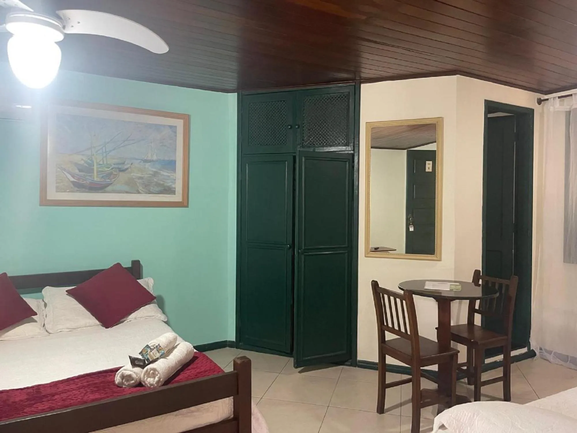 Bed in Pousada Saint Germain