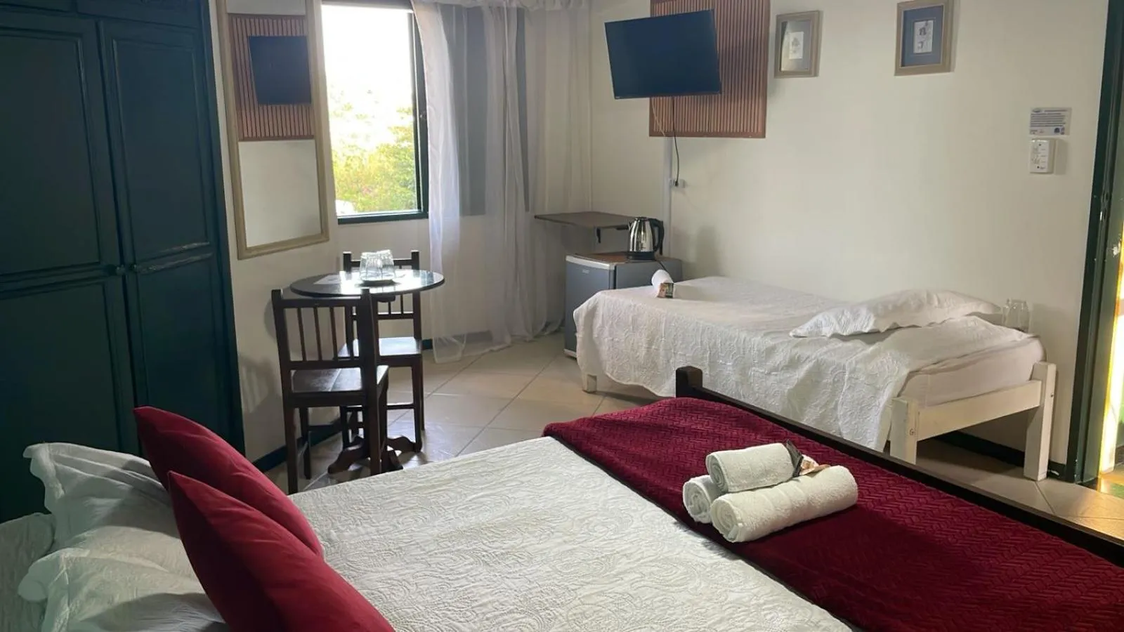 Bed in Pousada Saint Germain