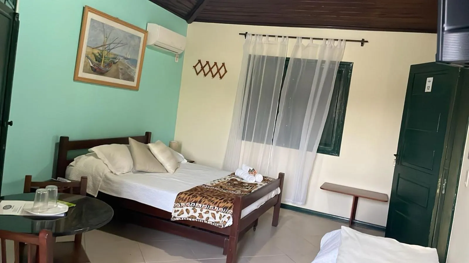 Bed in Pousada Saint Germain