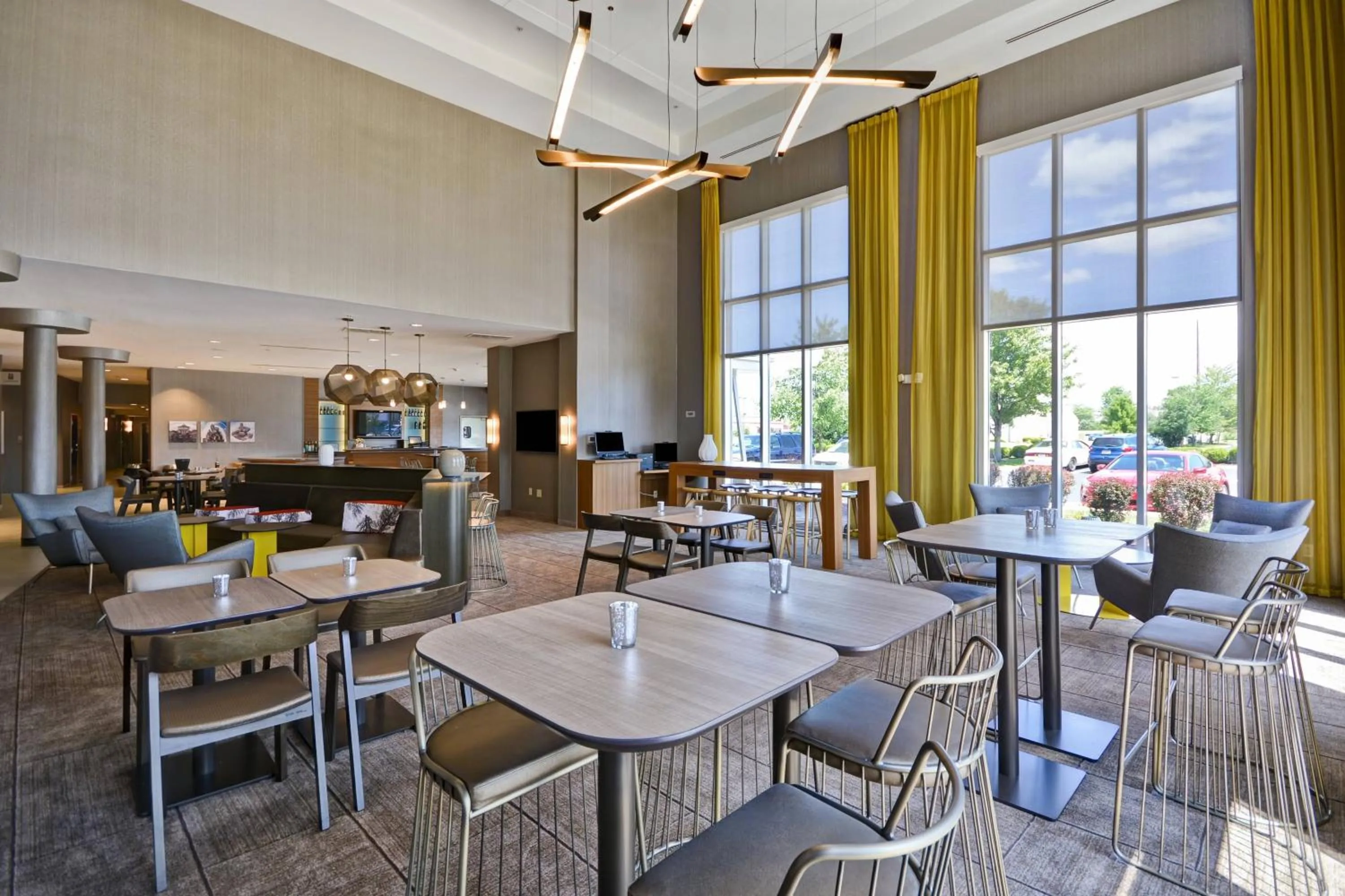 Lobby or reception in SpringHill Suites by Marriott Indianapolis Airport/Plainfield