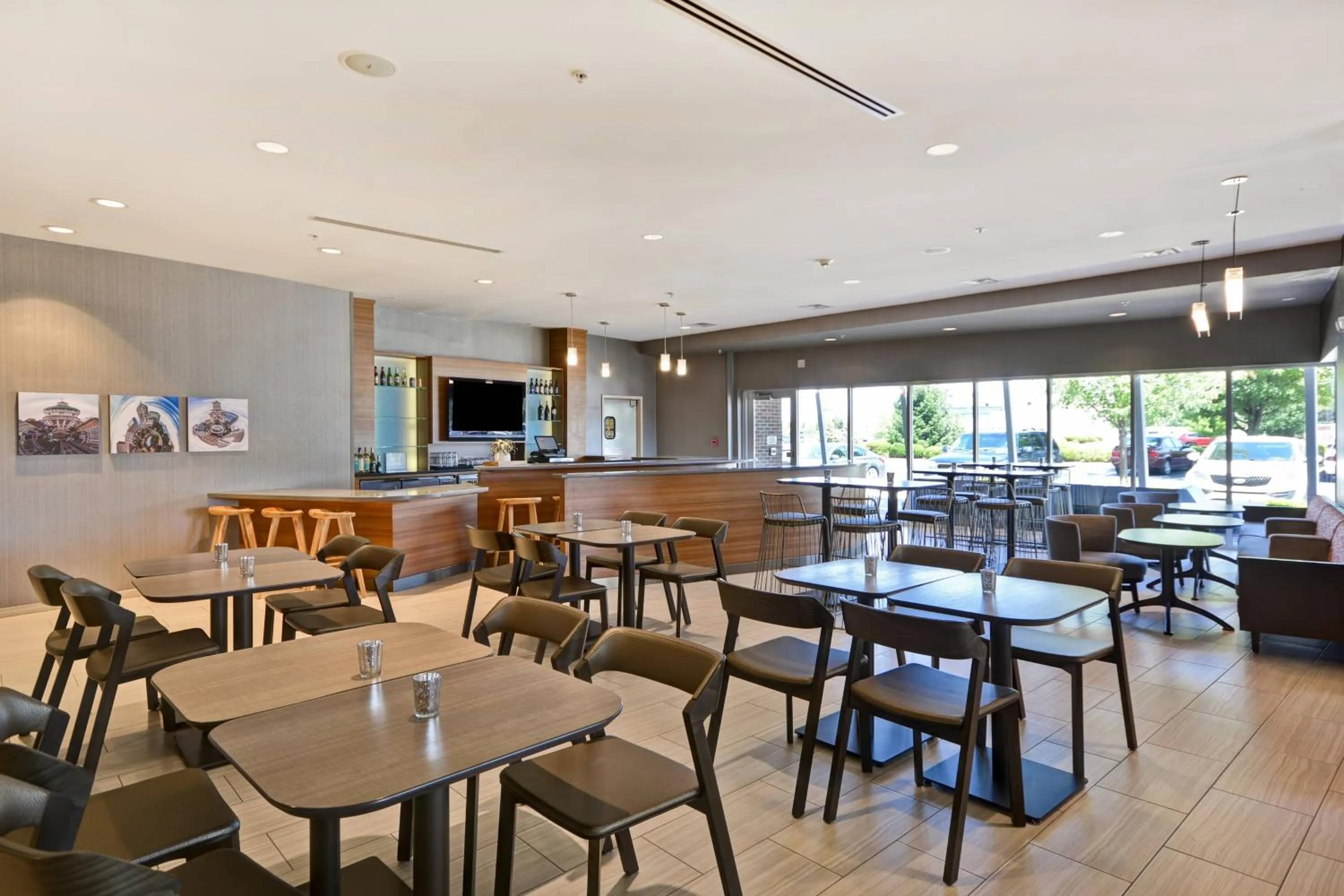 Lobby or reception in SpringHill Suites by Marriott Indianapolis Airport/Plainfield
