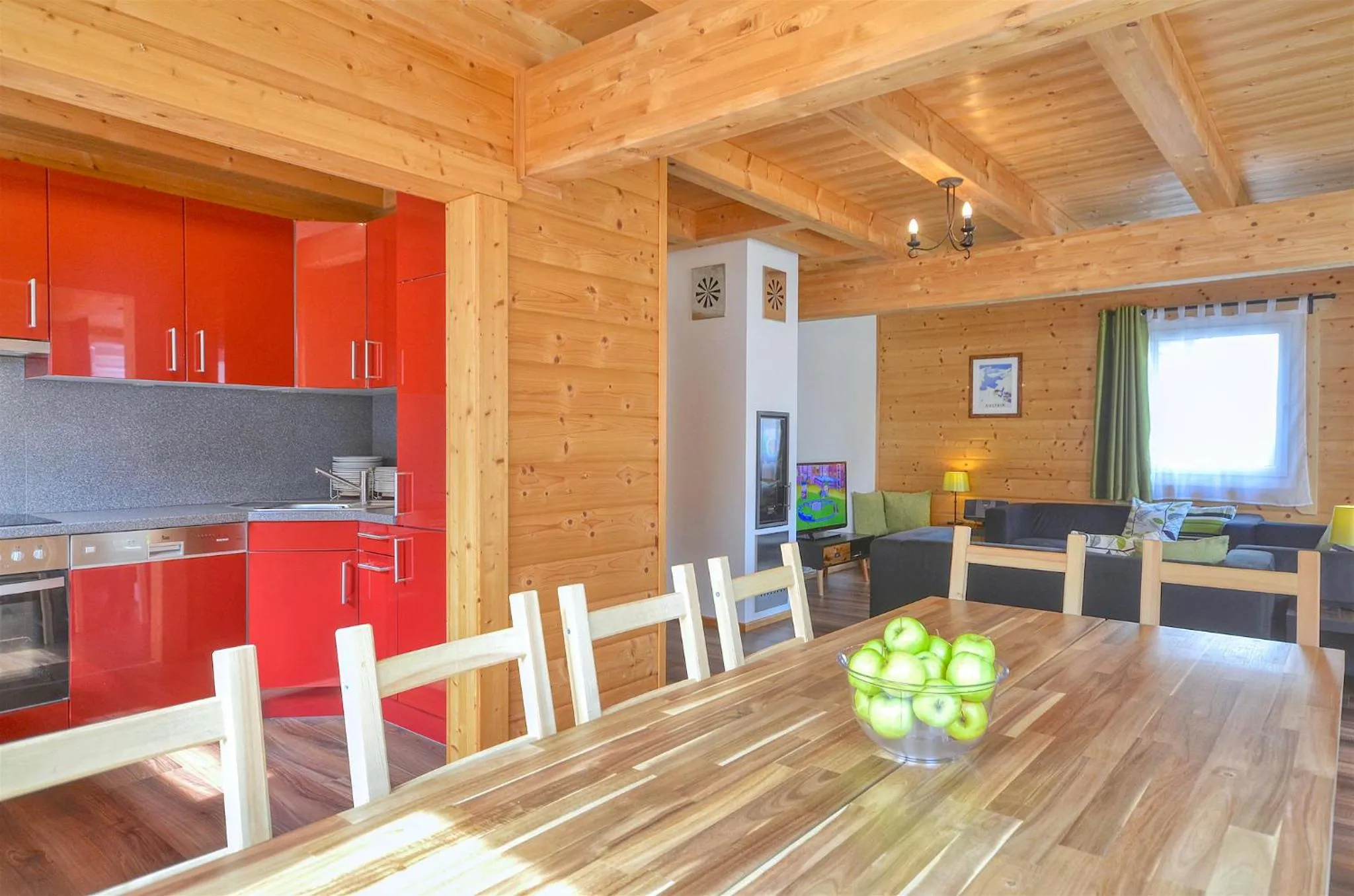 Living room in Chalet Seven - by Alpen Apartments
