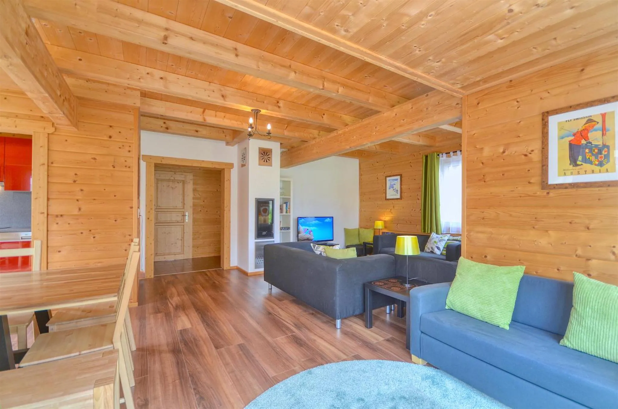 Living room in Chalet Seven - by Alpen Apartments