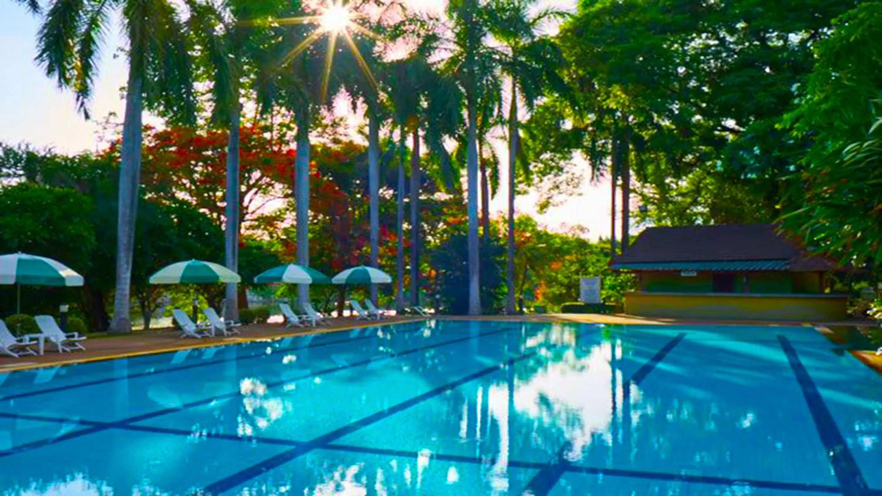 Pool view in Felix River Kwai Resort - SHA Plus,Certified