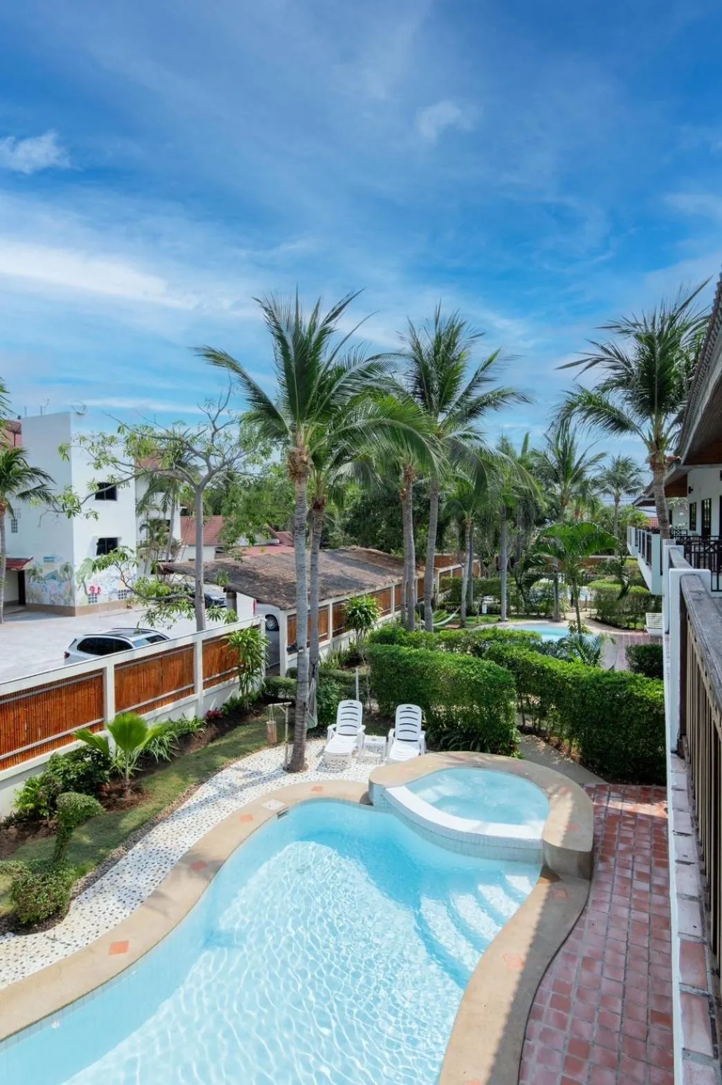 Natural landscape in Dolphin Bay Beach Resort