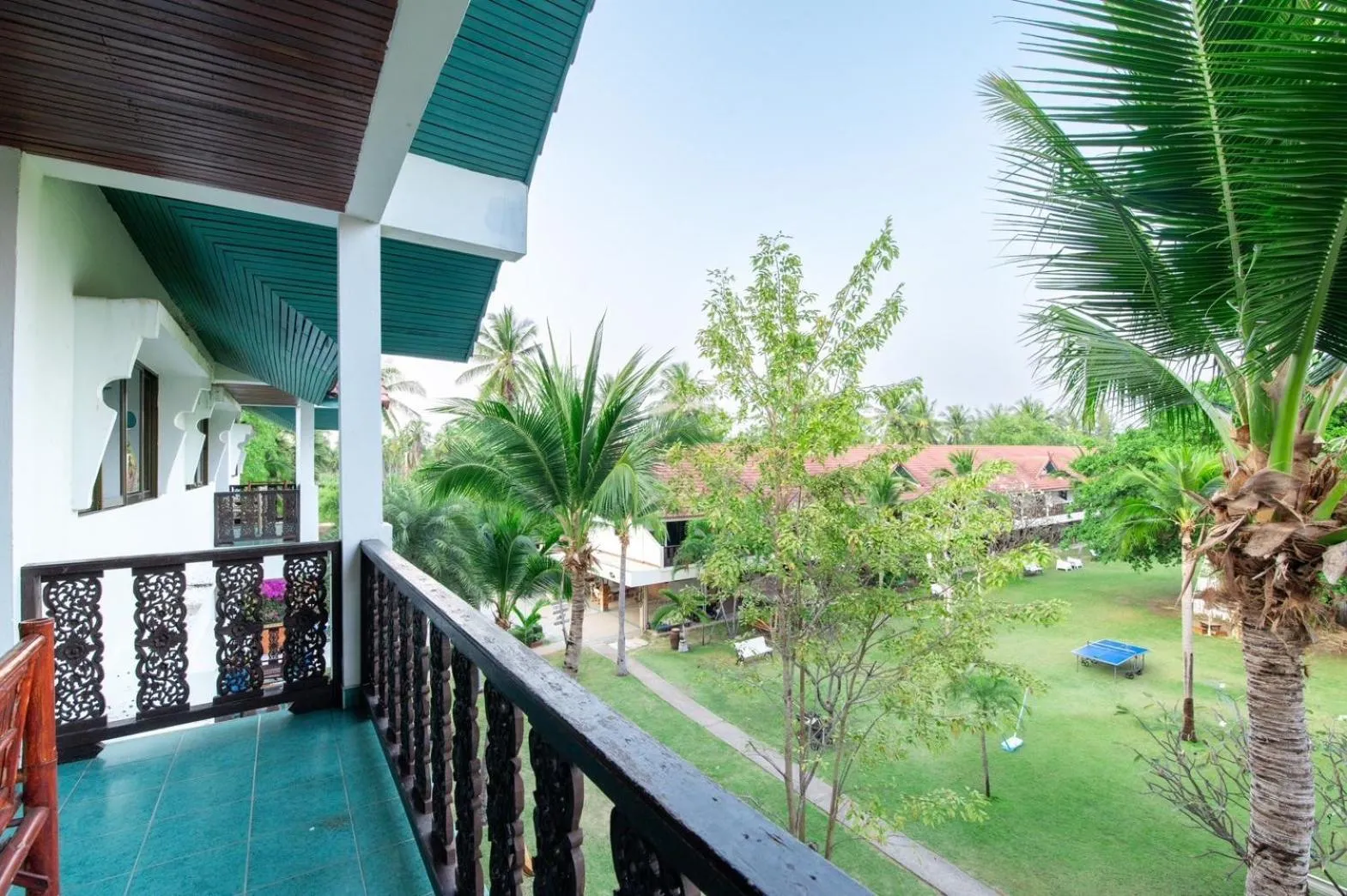 Patio in Dolphin Bay Beach Resort