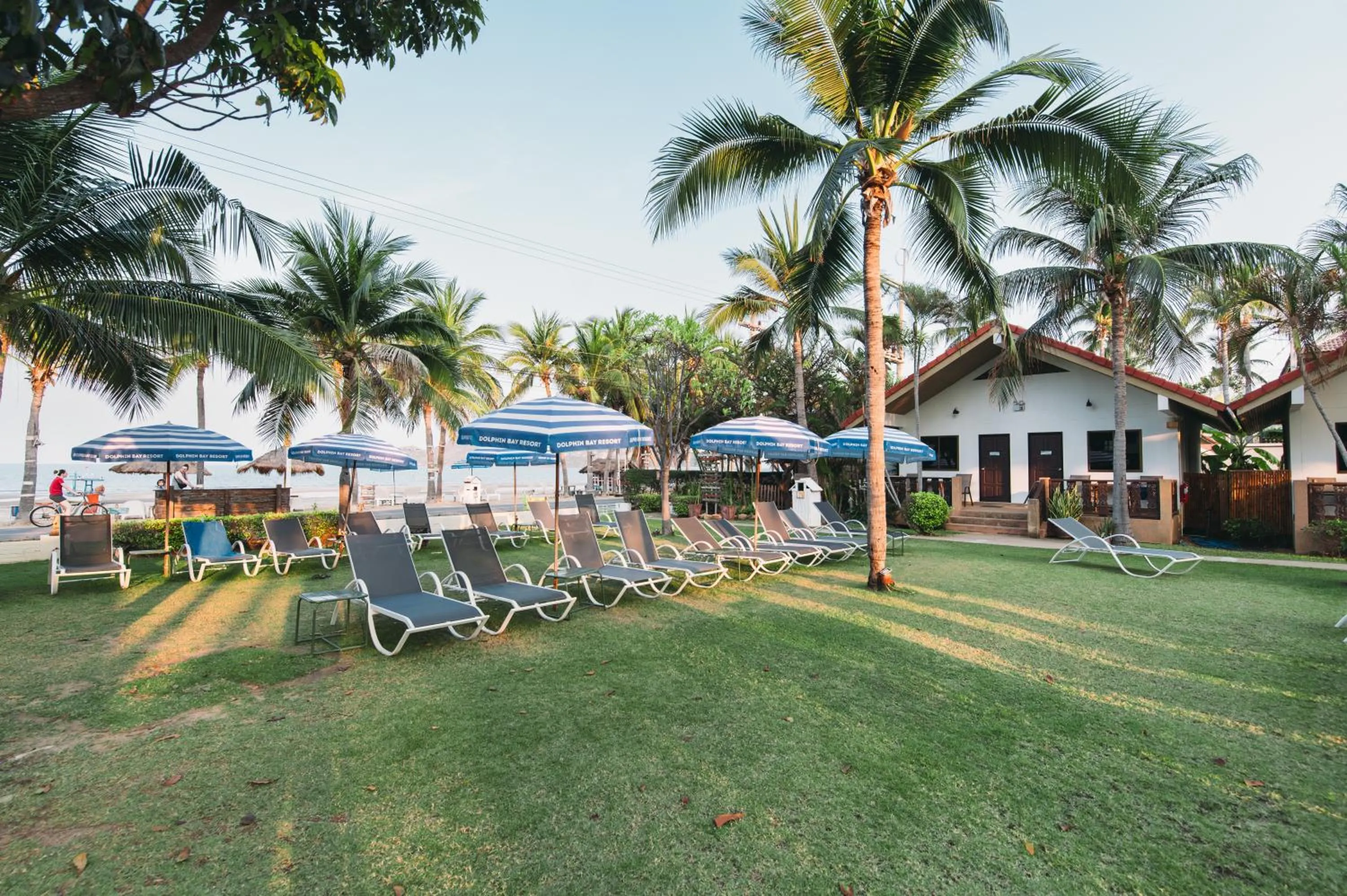 Property building in Dolphin Bay Beach Resort