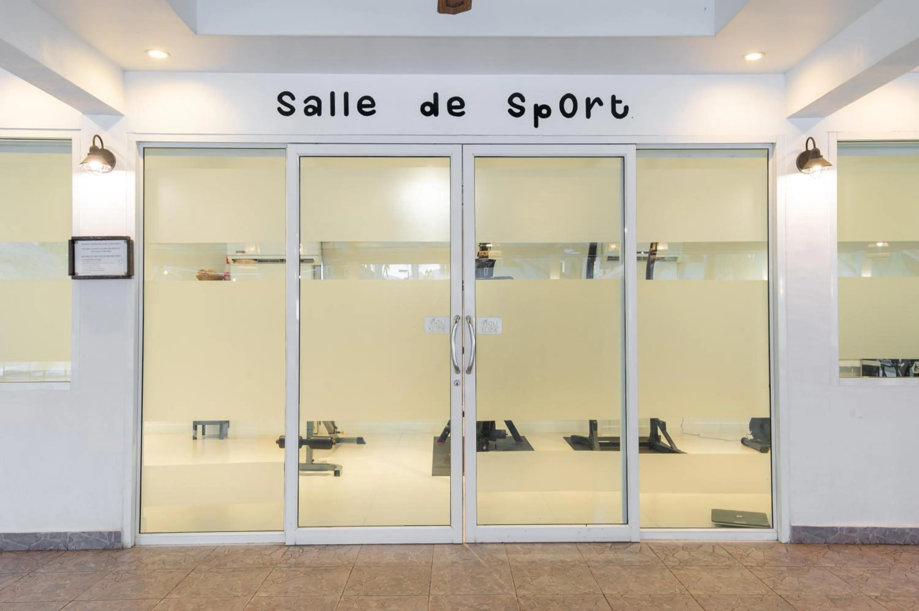 Fitness centre/facilities in Dolphin Bay Beach Resort