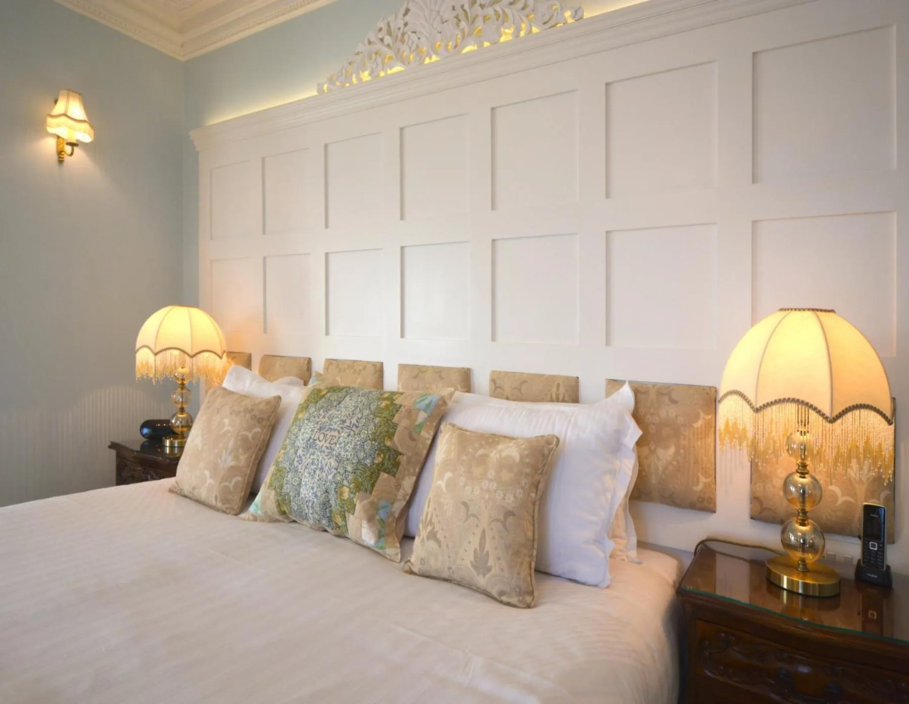 Bed in Haven Hall Hotel