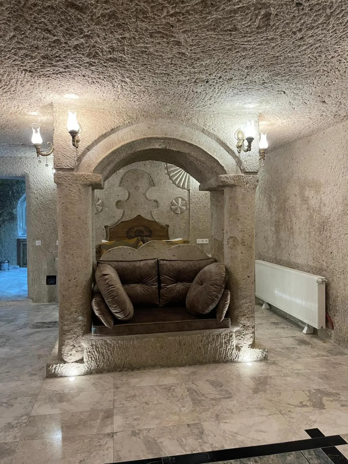 Living room in Cappadocia Empire Cave Hotel