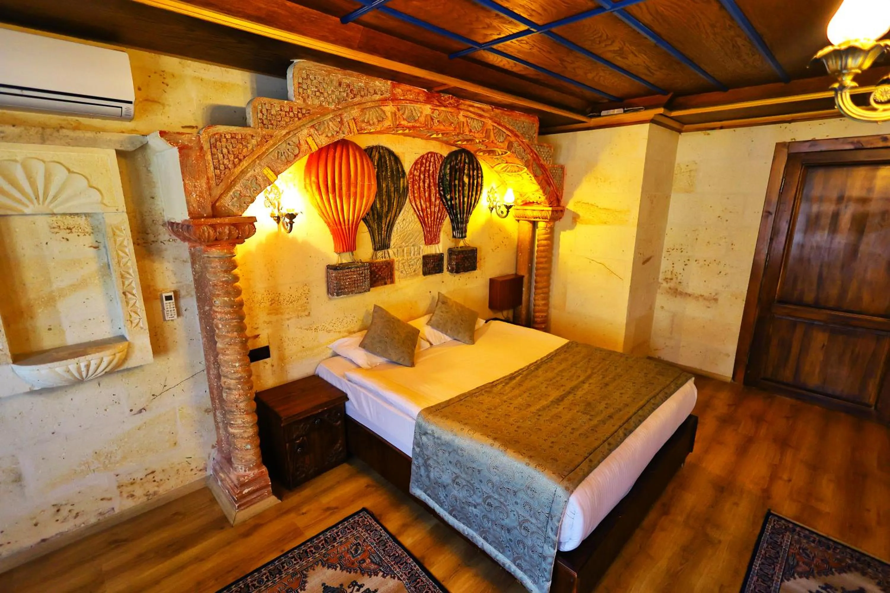 Bed in Cappadocia Empire Cave Hotel